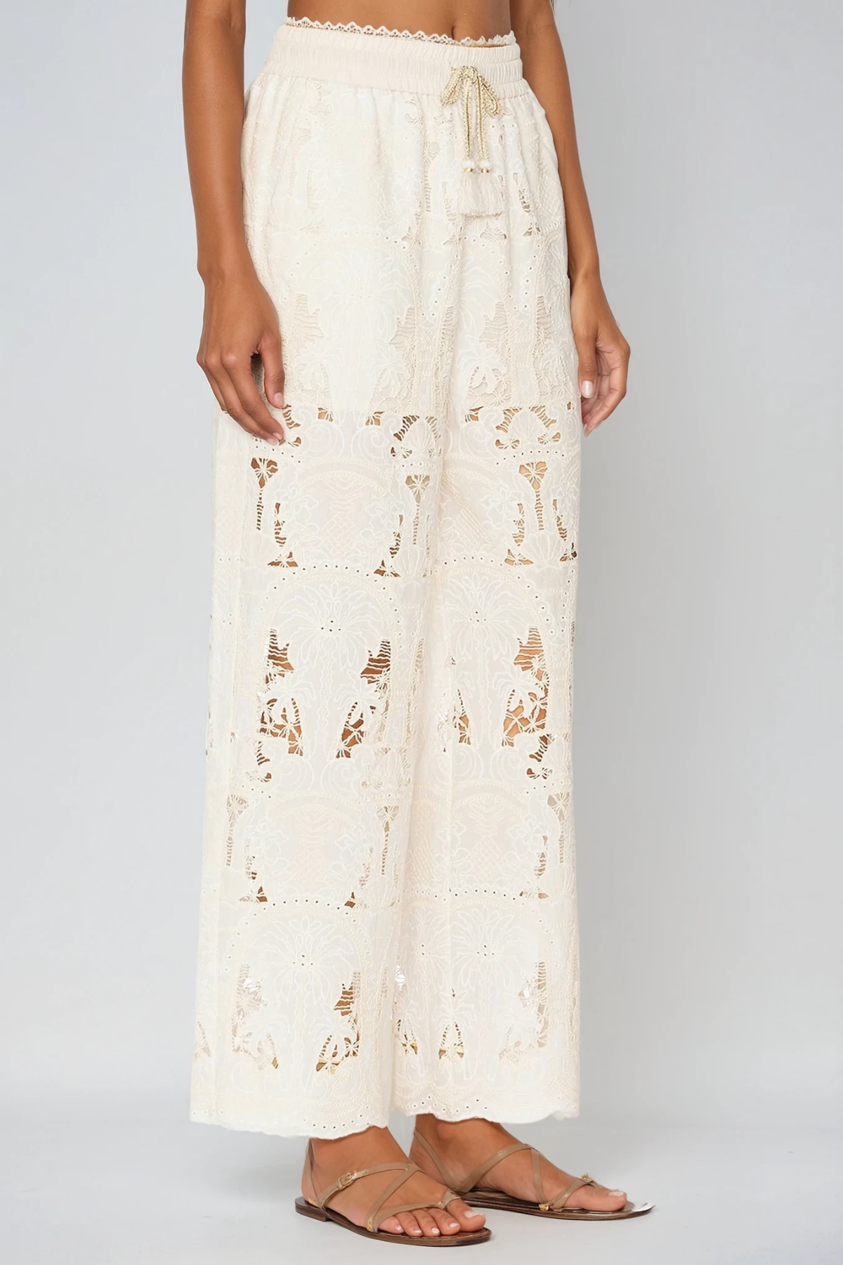 Fedir V Neck Cutout Pants Set