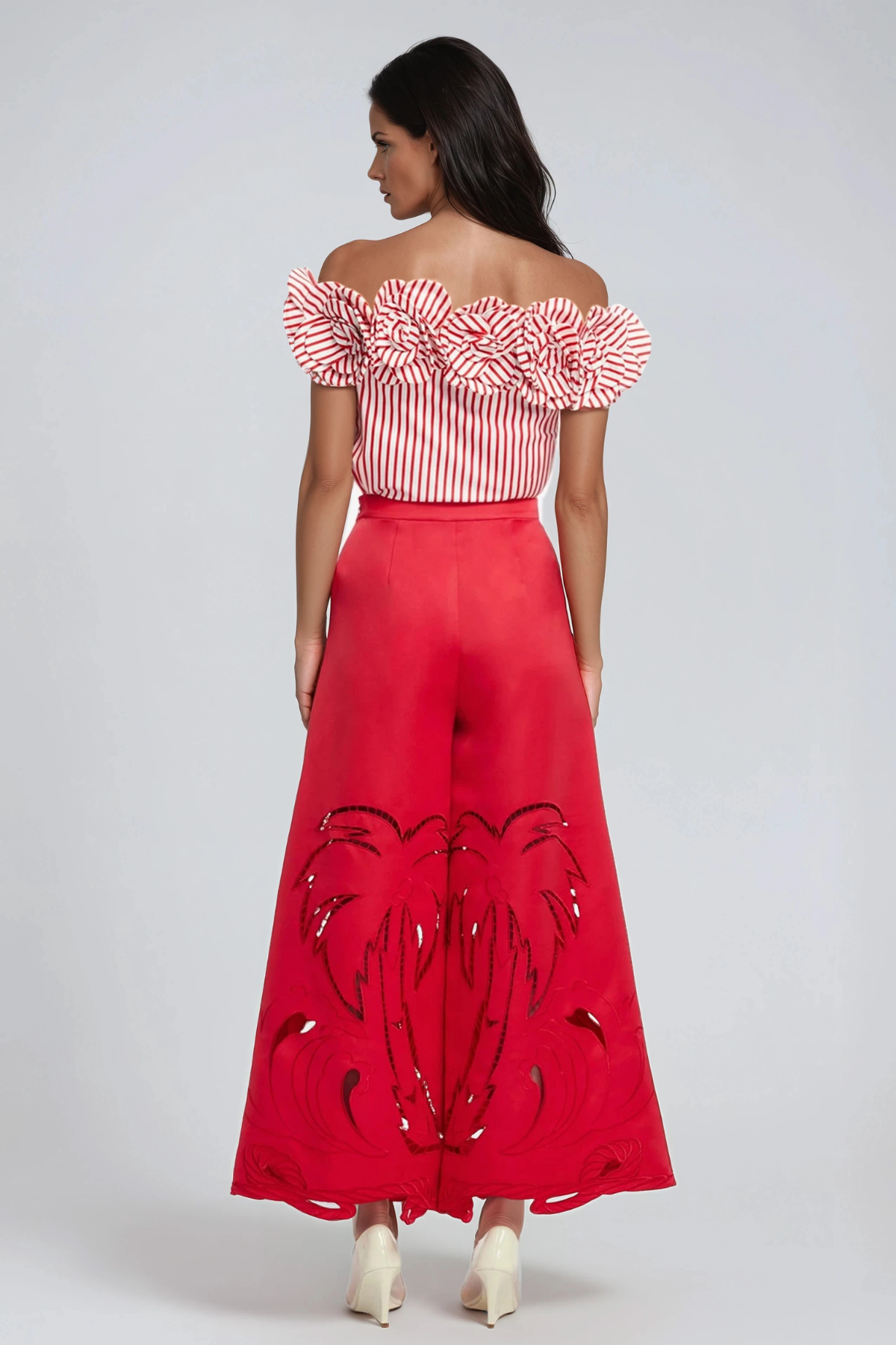 Fehime Flower Stripe Top