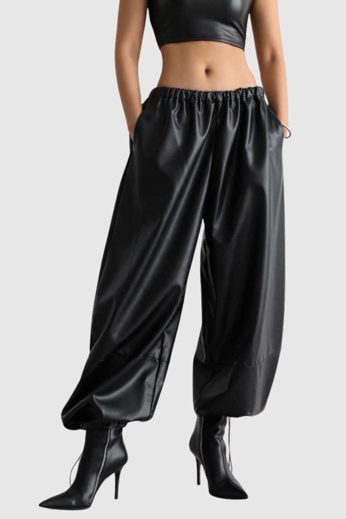 Feidhlim Drawstring Leather Pants