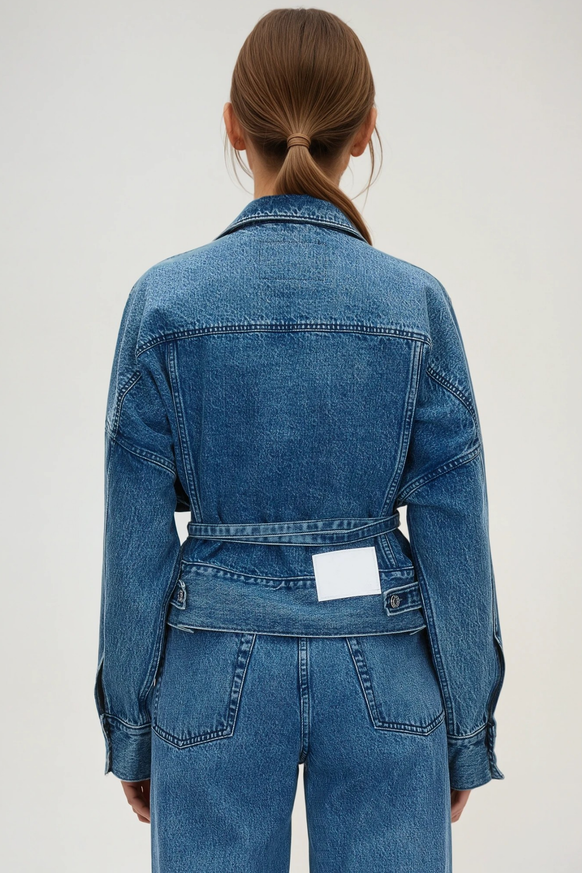 Feidhlimidh Tie Up Denim Jacket