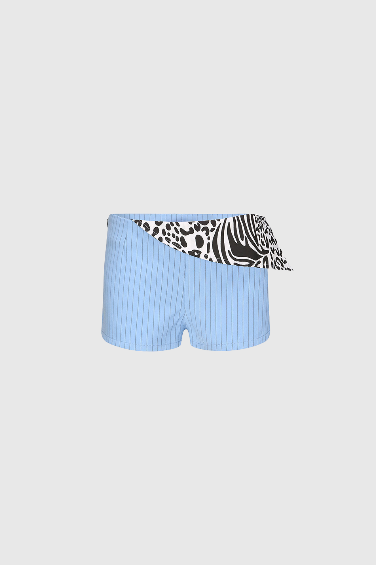 Feliciana Stripe Cow Shorts