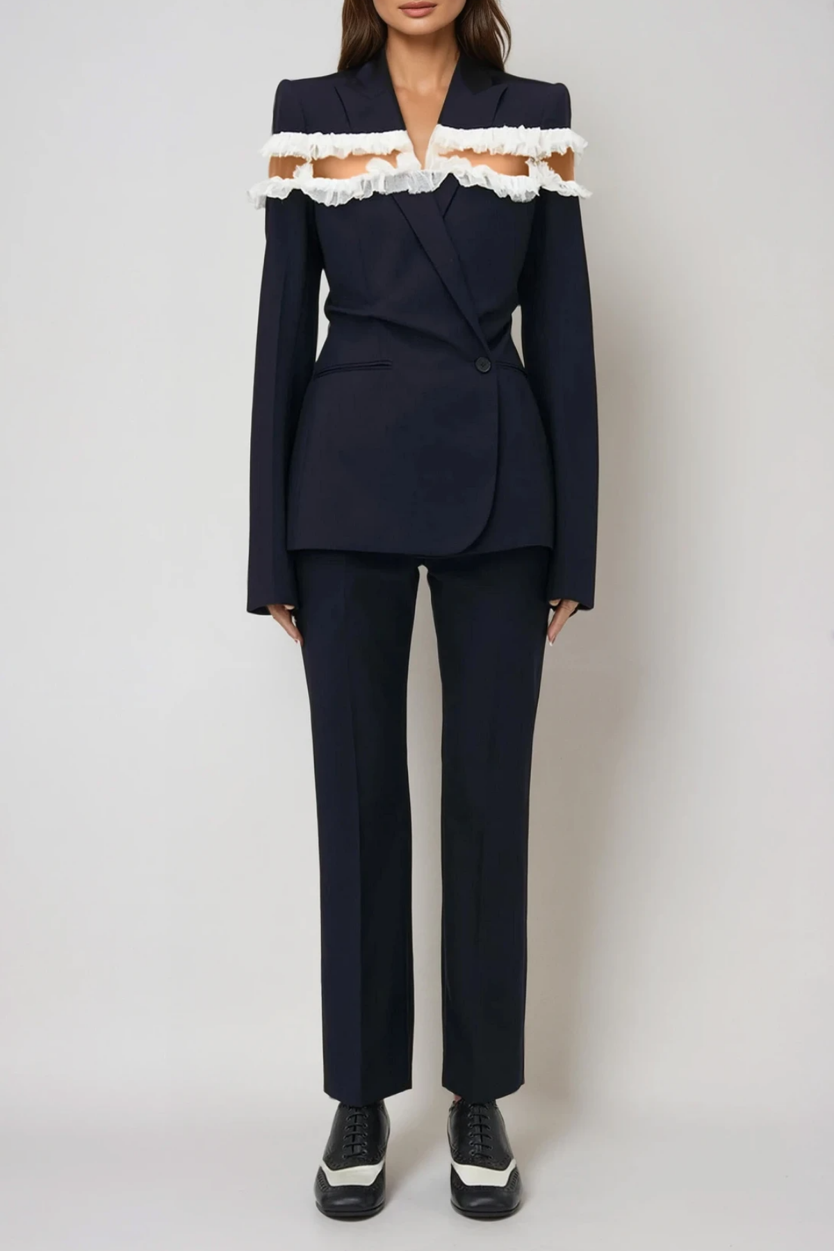 Felicien Deconstruct Mesh Pants Set