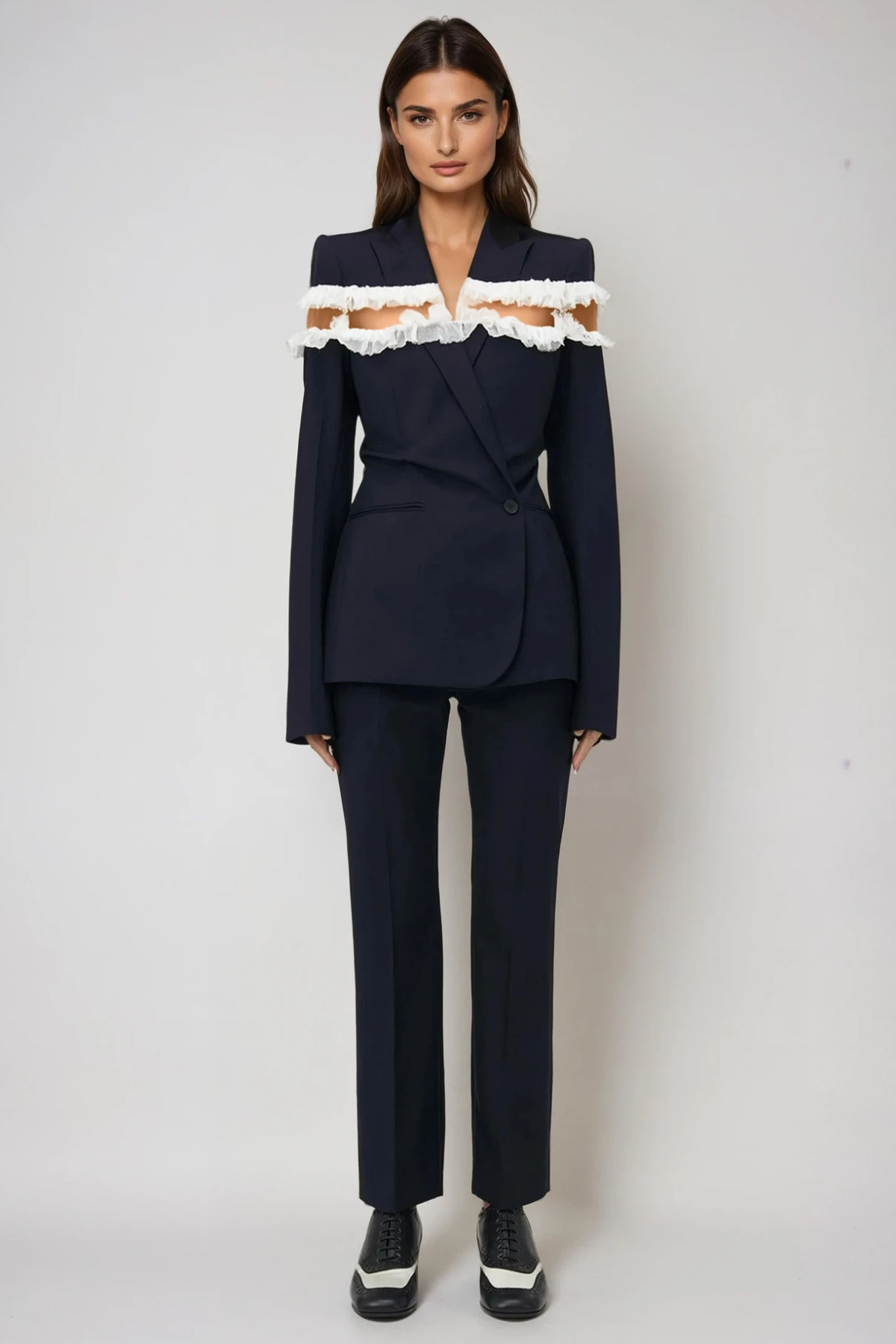 Felicien Deconstruct Mesh Pants Set