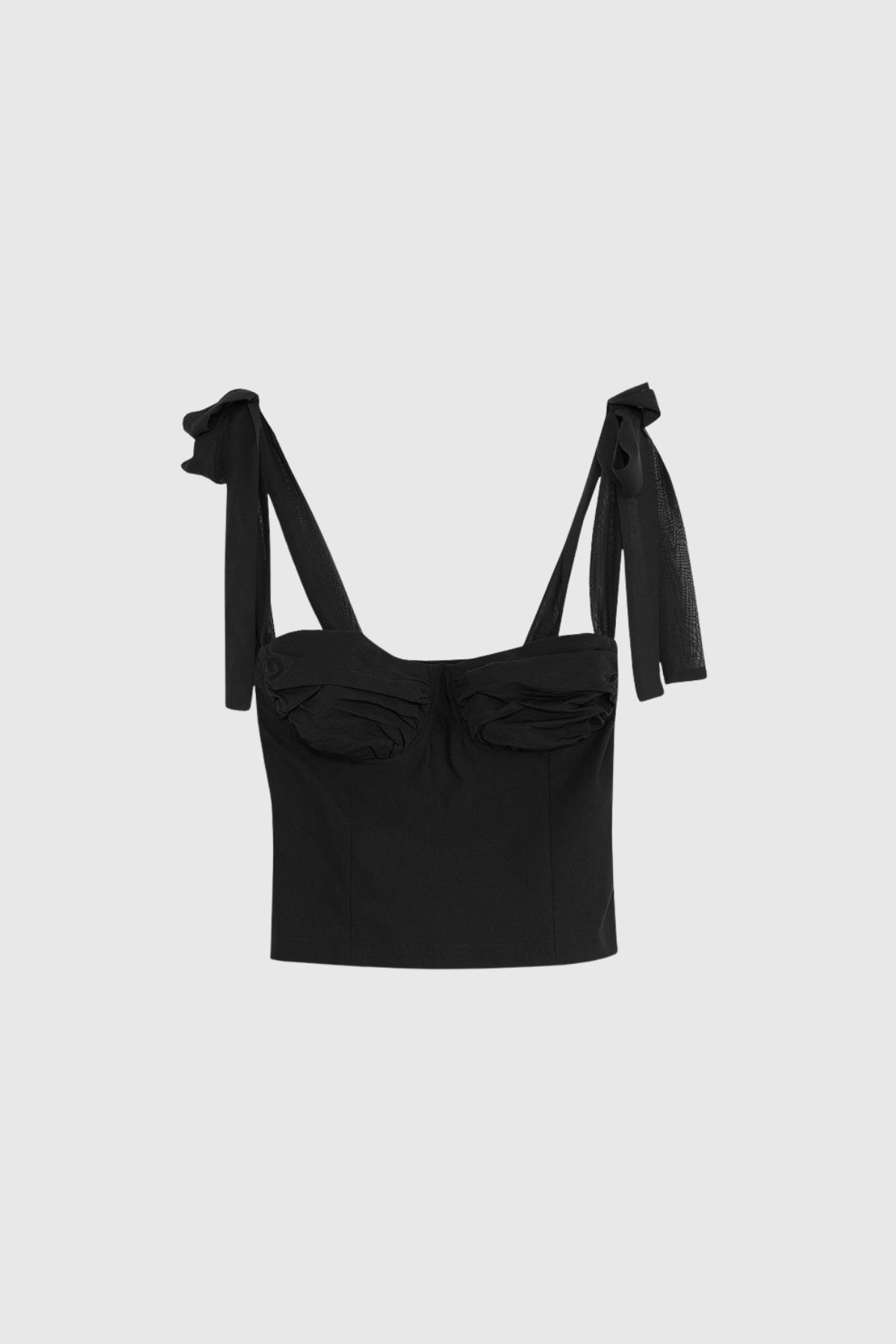 Felicita Tie Up Ruch Skirt Set