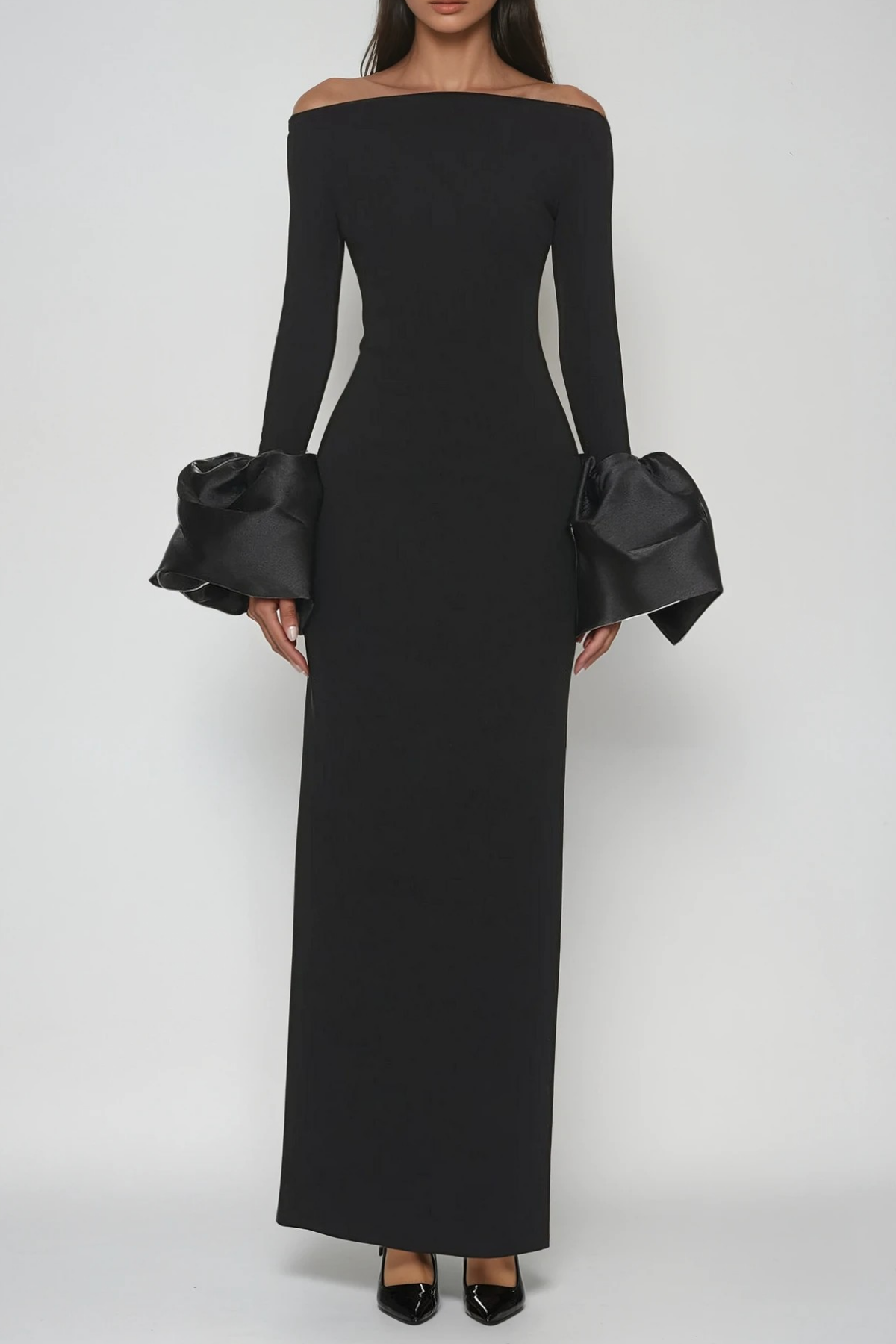 Felicyta Off Shoulder Split Maxi Dress