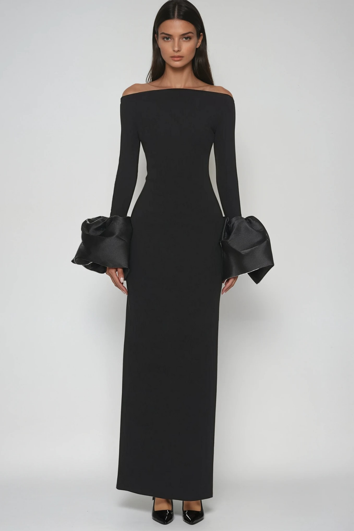 Felicyta Off Shoulder Split Maxi Dress