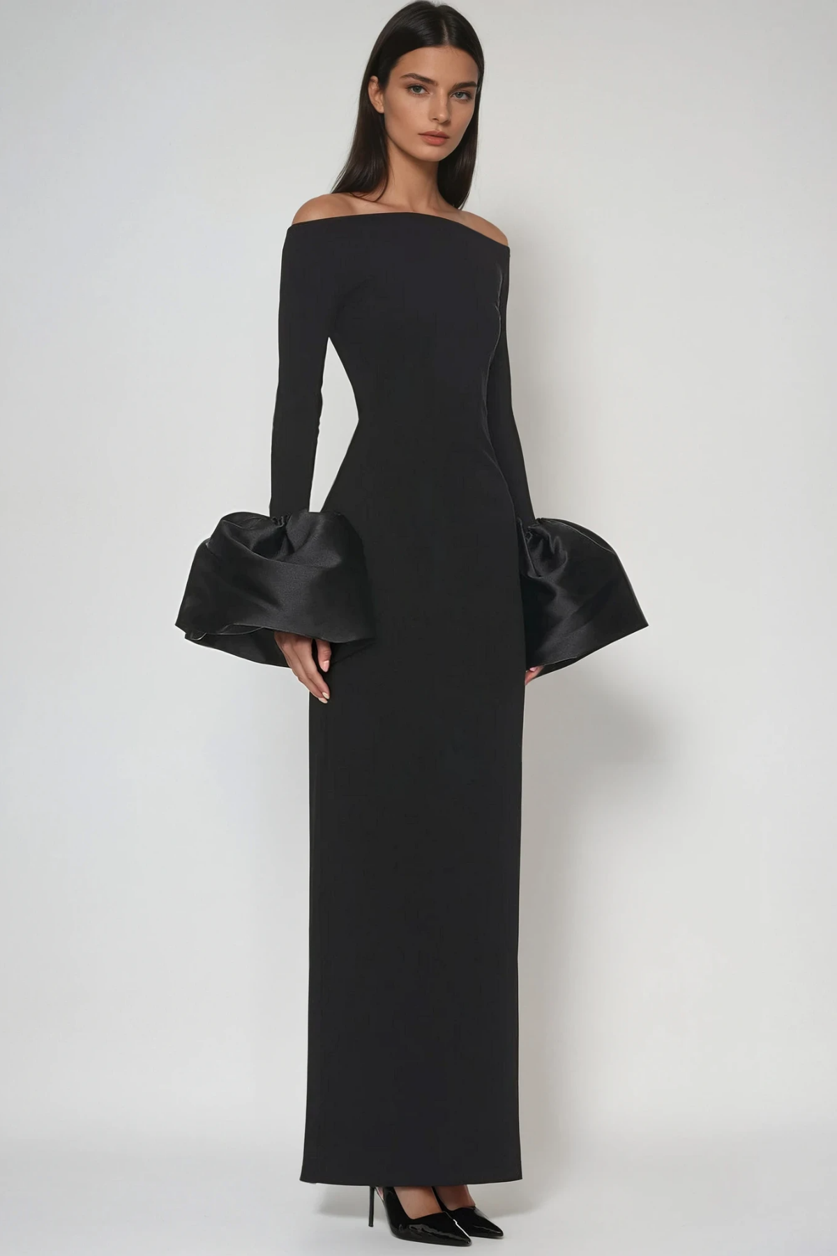 Felicyta Off Shoulder Split Maxi Dress