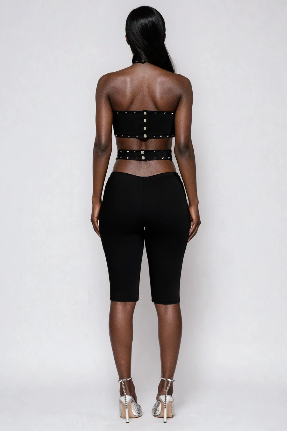 Felipa Halter Neck Embellished Jumpsuit