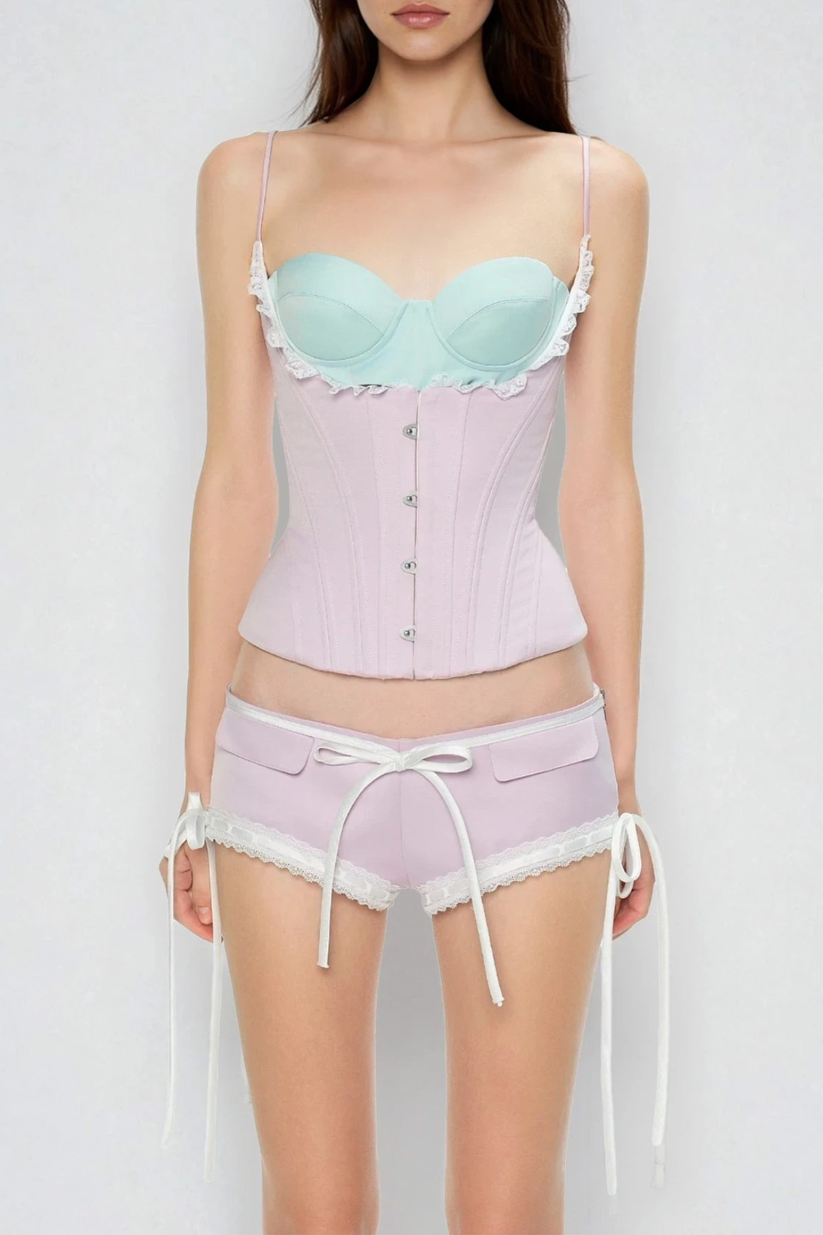 Felipe Corset Lace Up Top