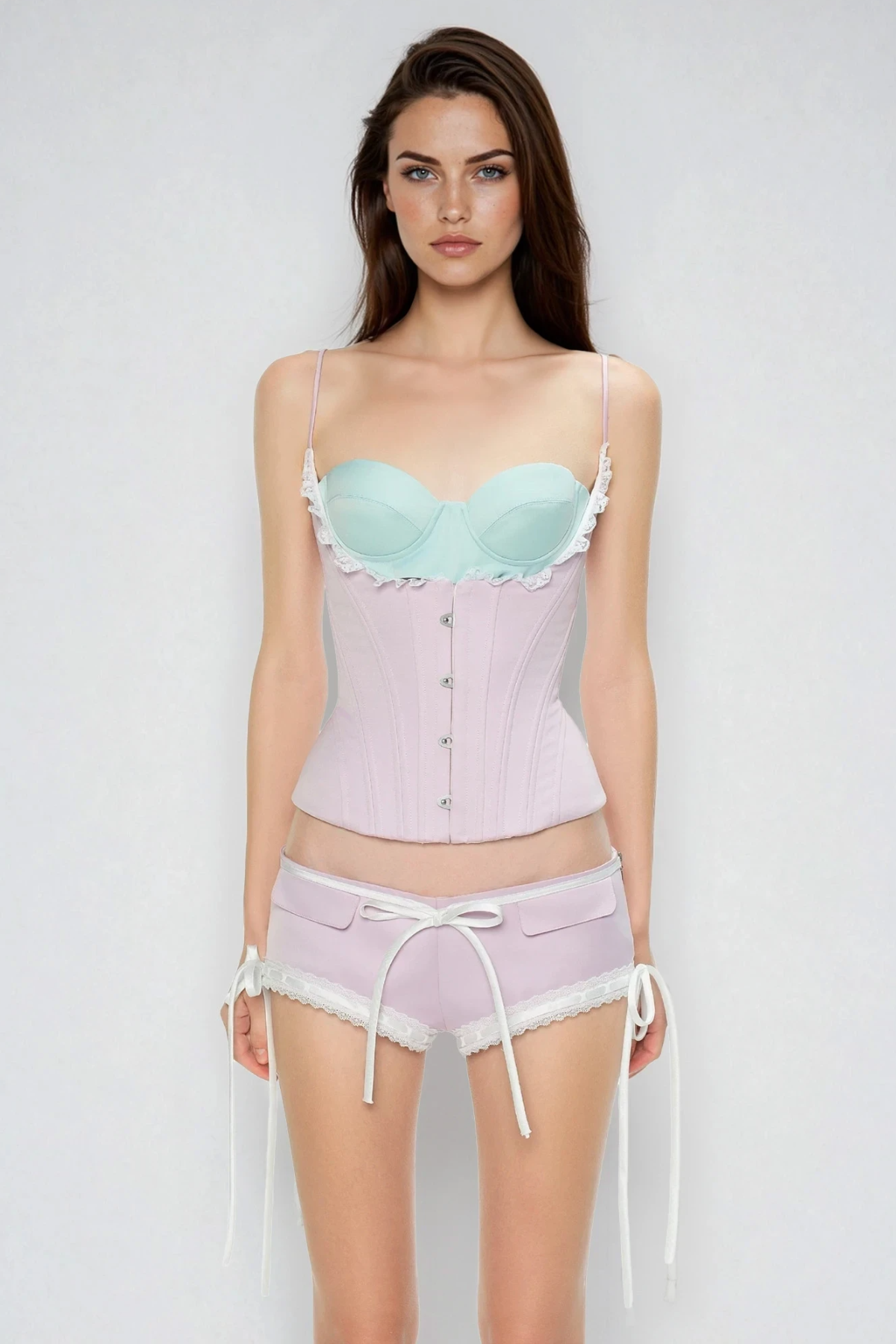 Felipe Corset Lace Up Top