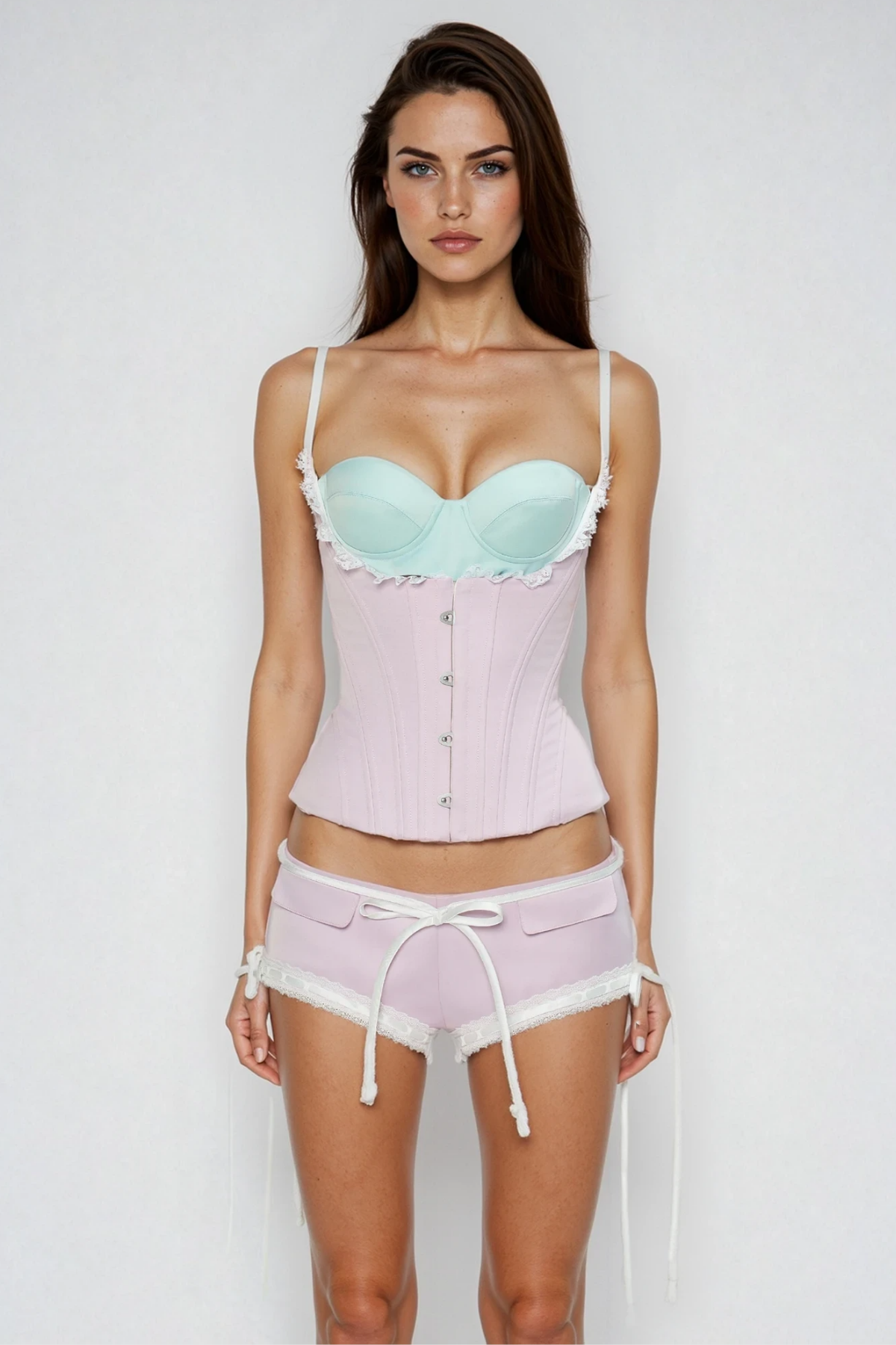 Felipe Corset Lace Up Top