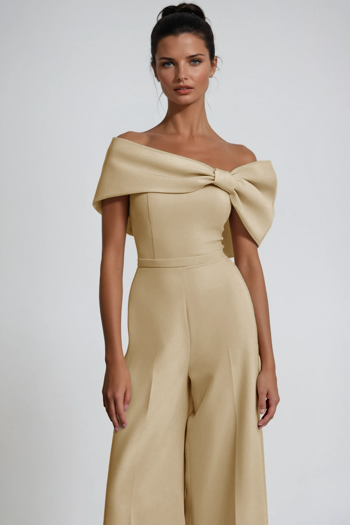 Felizitas Bow Off Shoulder Jumpsuit