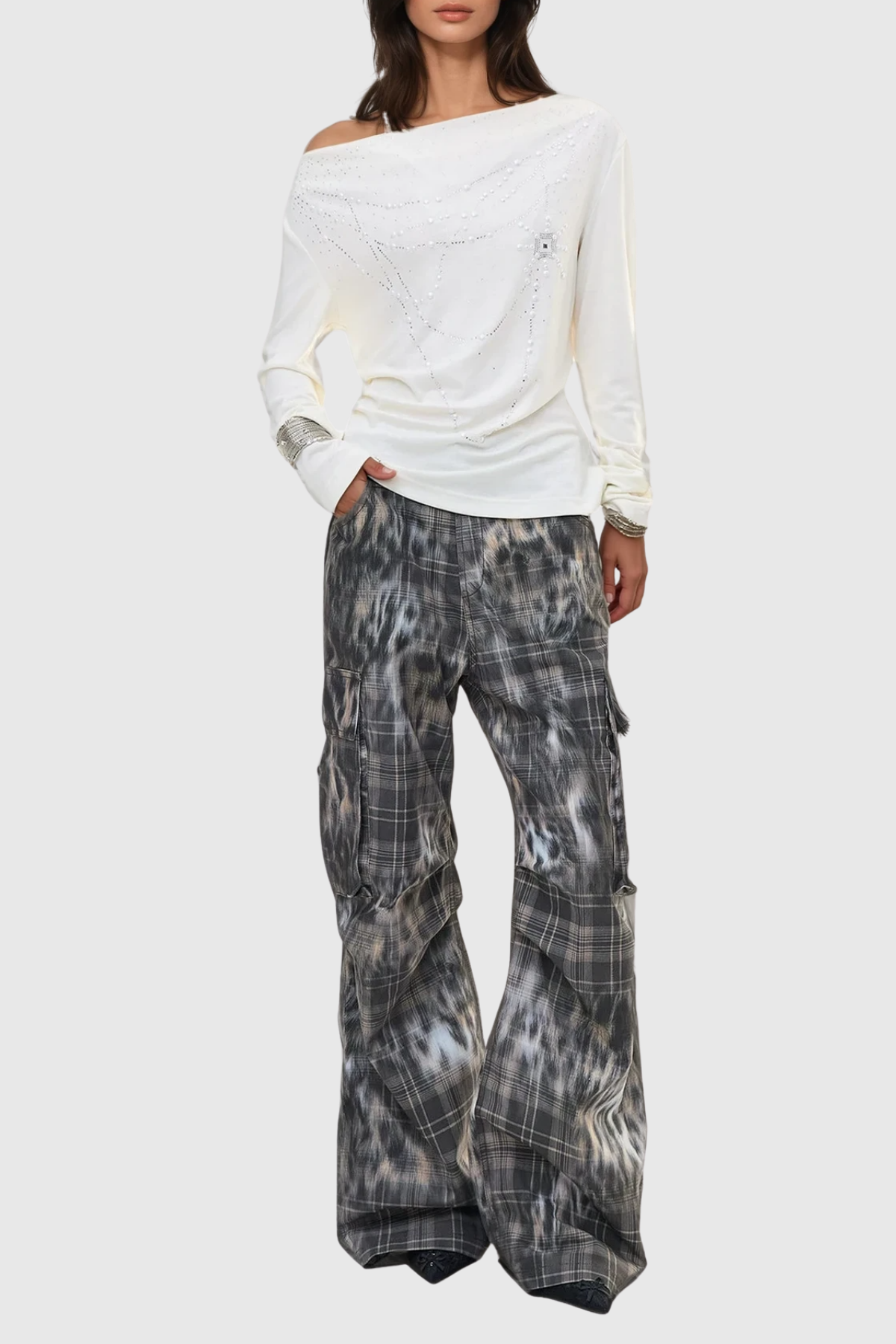 Fenna Leopard Cargo Jeans