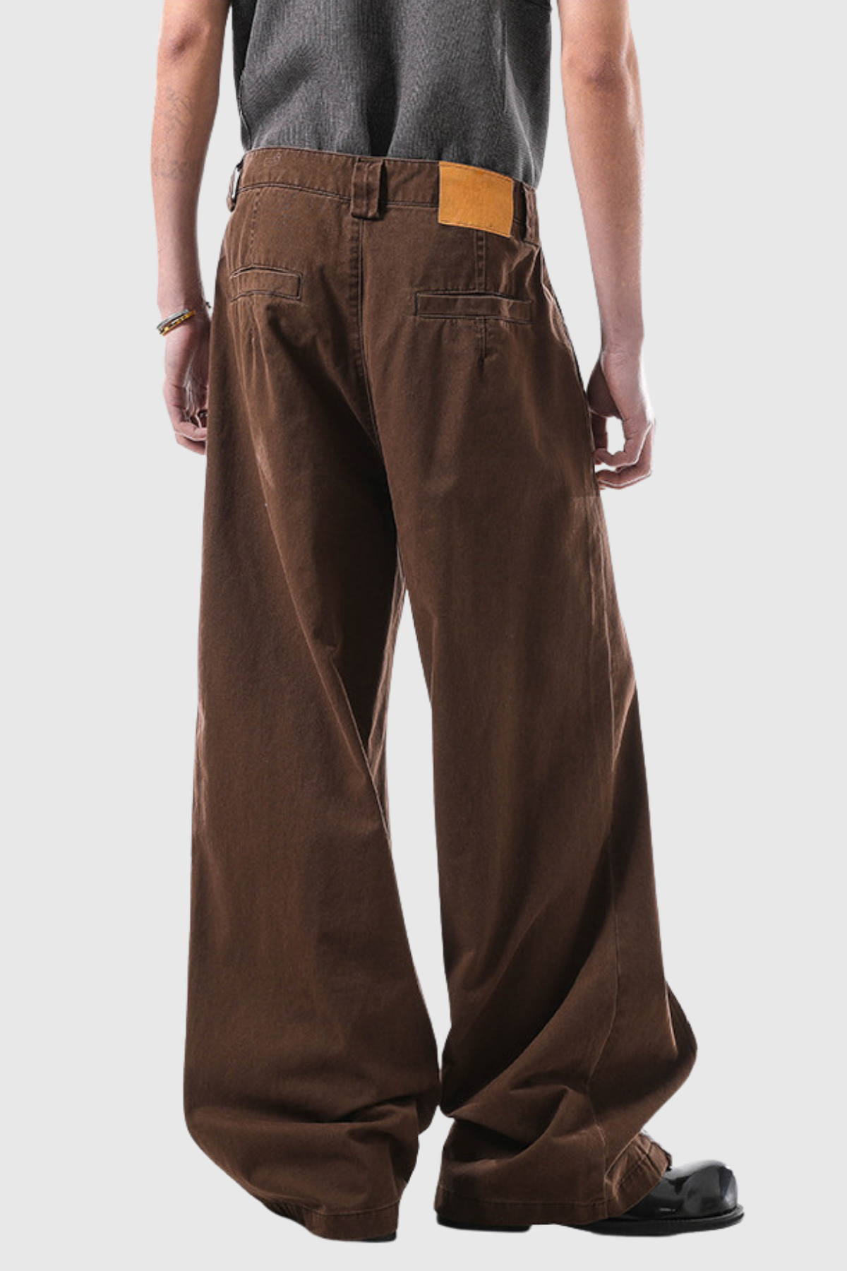 Feodosiya Deconstruct Fringe Barrel Jeans