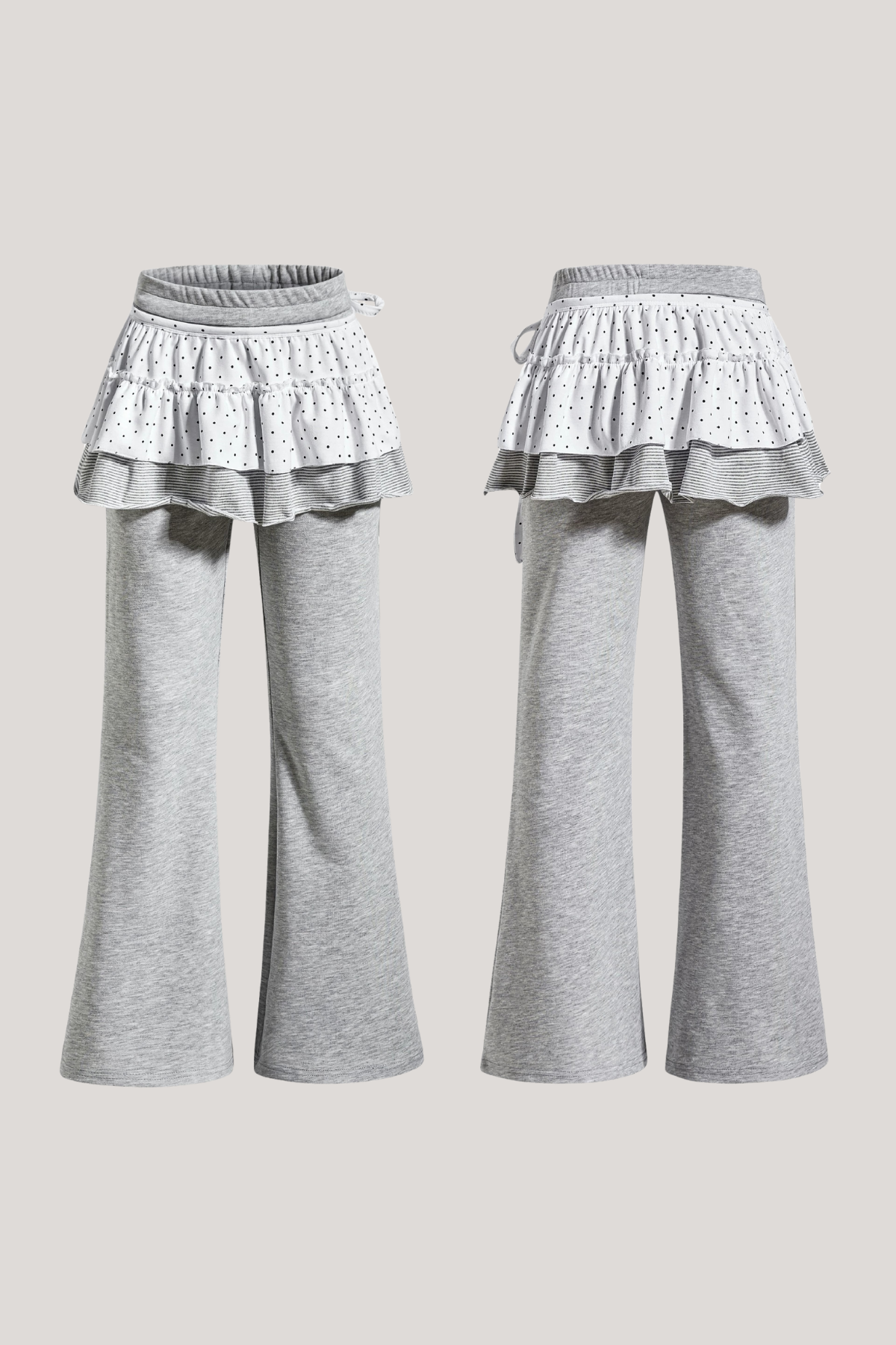 Feofan Two Piece Ruffle Dot Pants