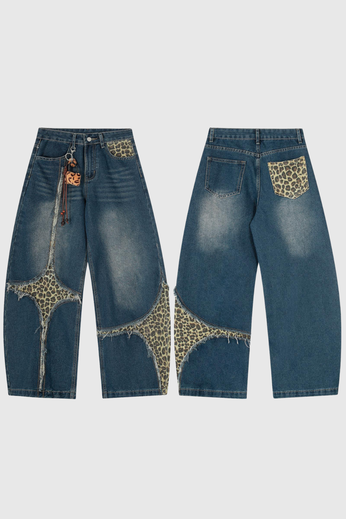 Ferdinand Deconstruct Leopard Jeans