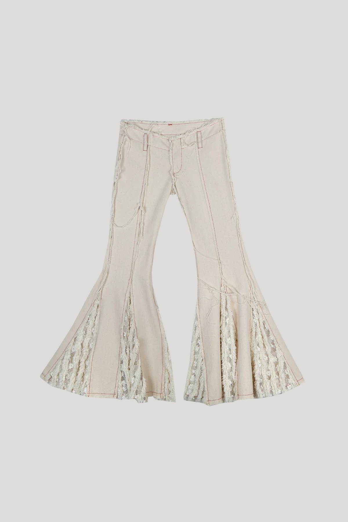 Ferdy Deconstruct Fringe Flared Pants
