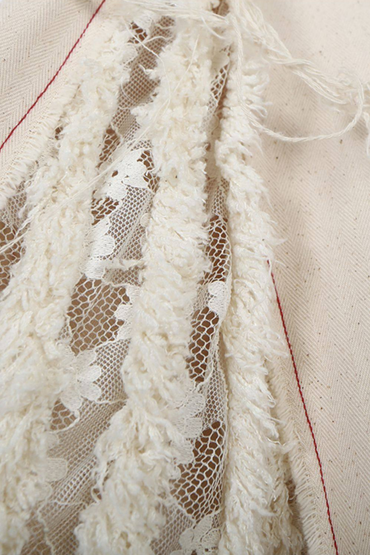 Ferdy Deconstruct Fringe Flared Pants