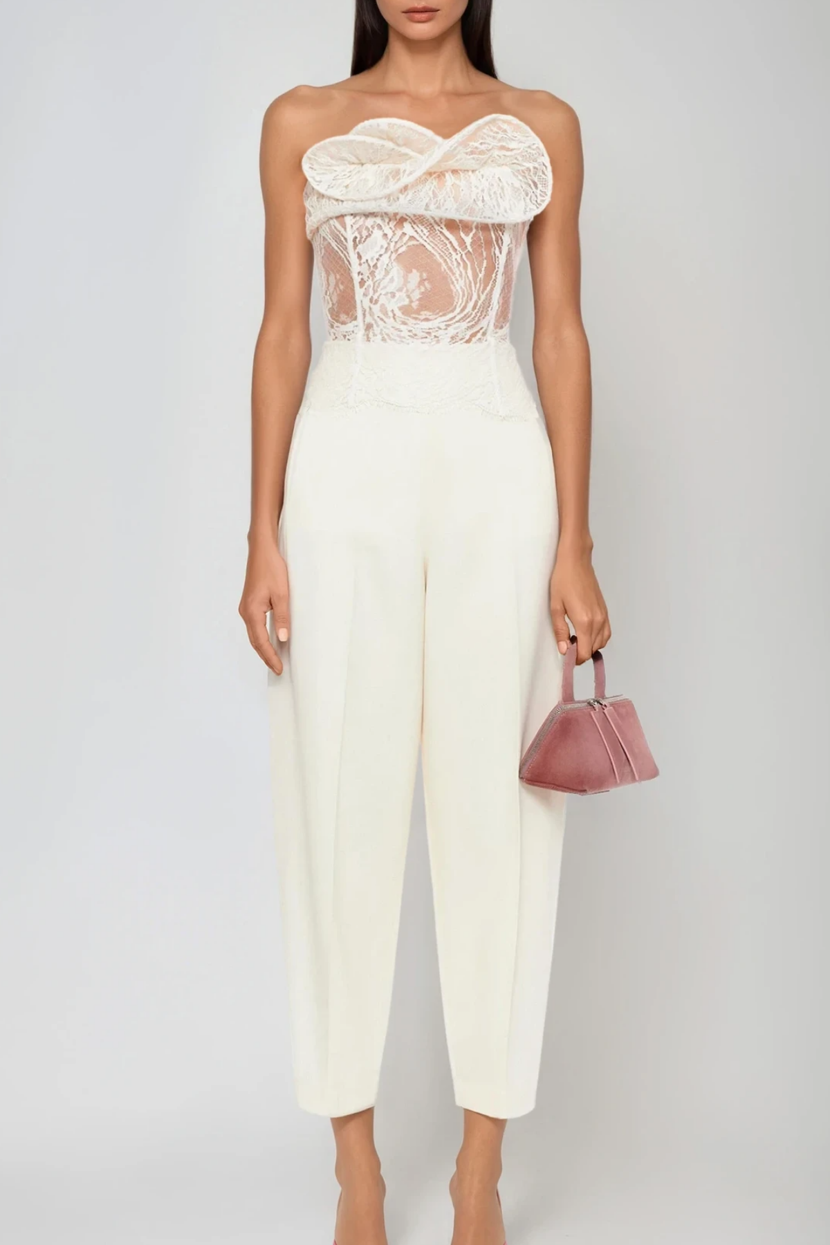 Ferenc Strapless Lace Top