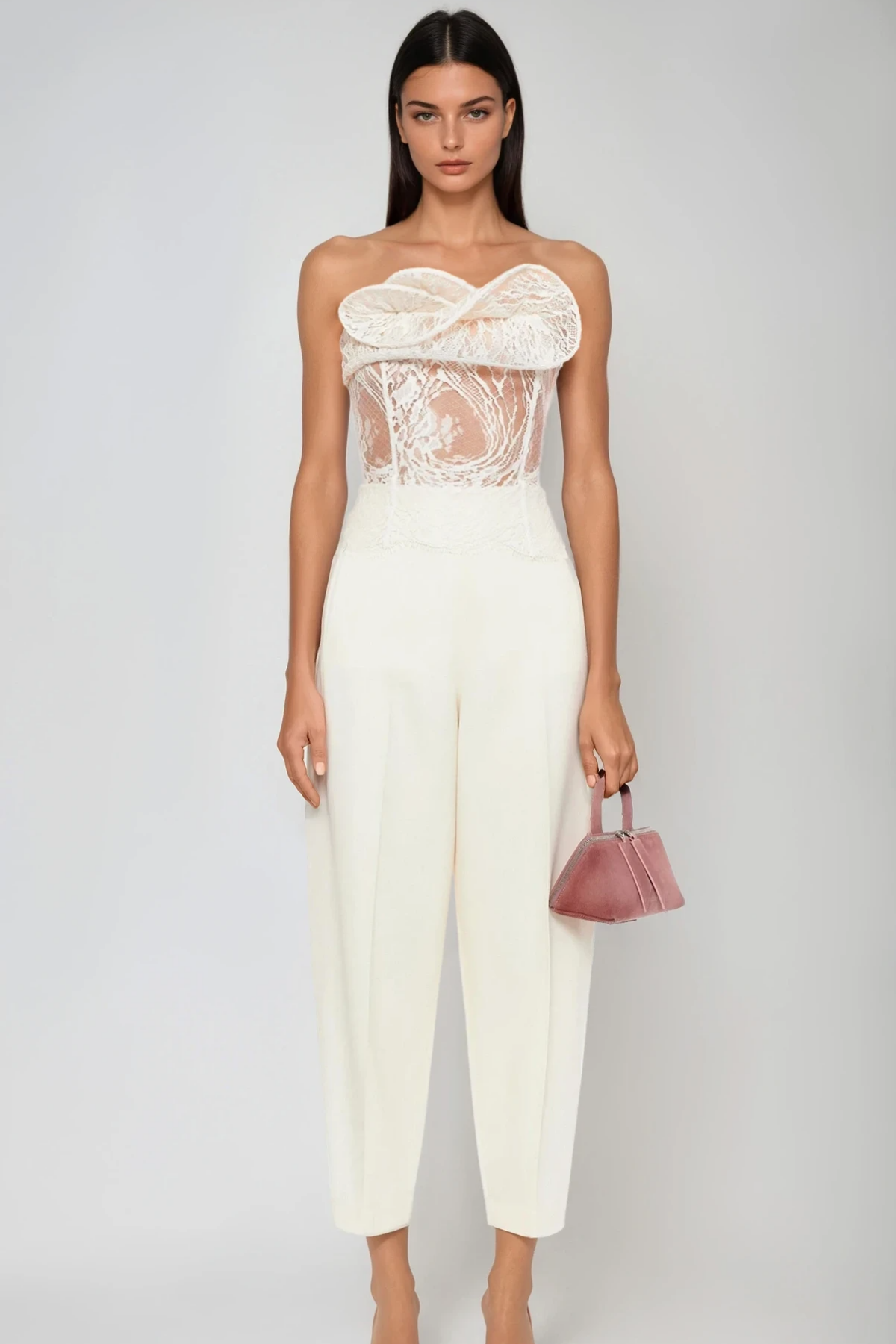 Ferenc Strapless Lace Top