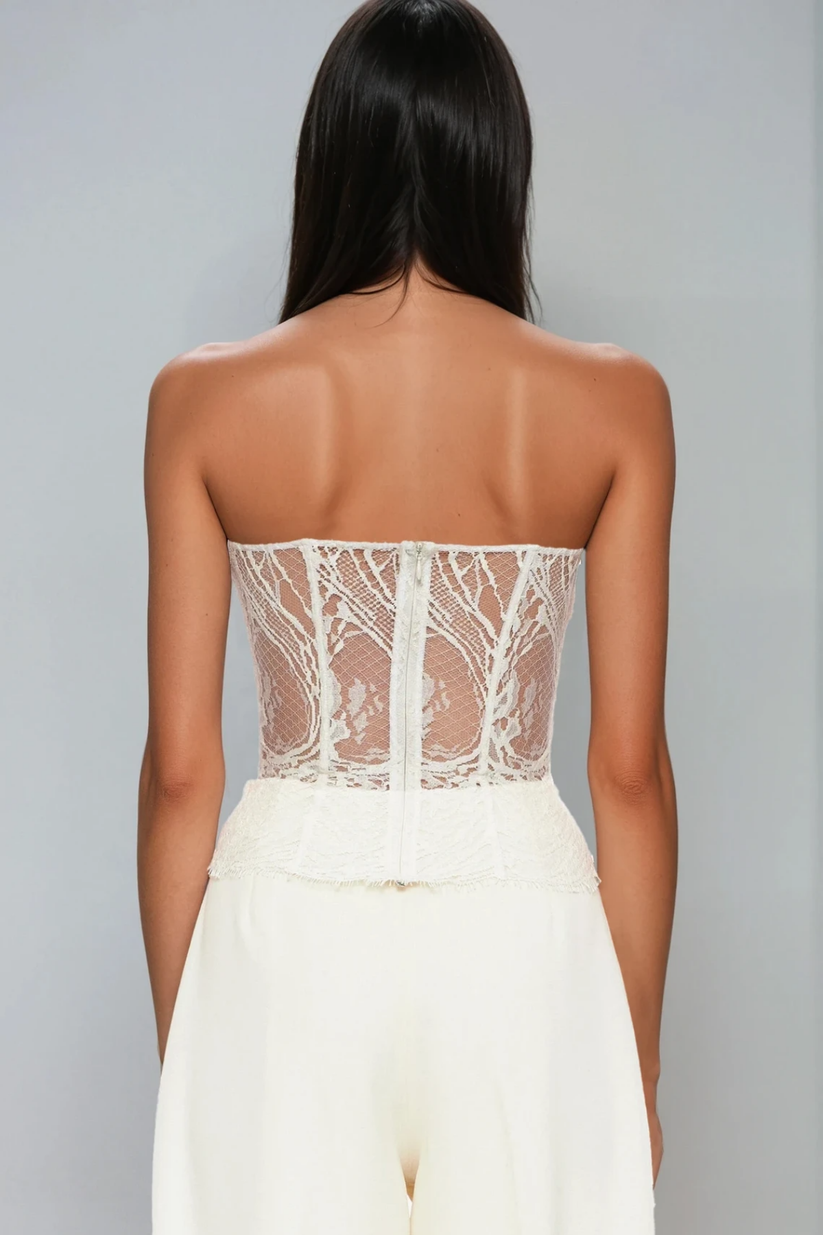 Ferenc Strapless Lace Top