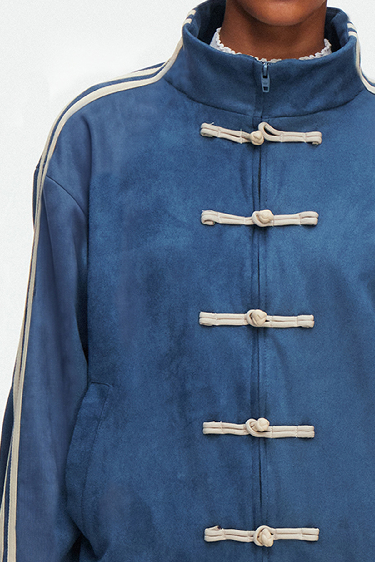 Fergie Stripe Button Jacket