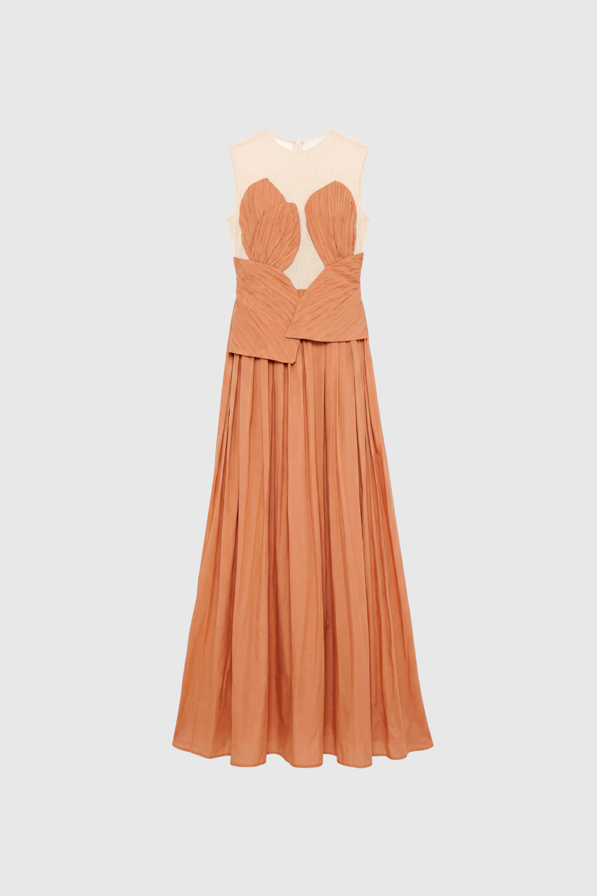 Feride Ruch Flower Mesh Maxi Dress
