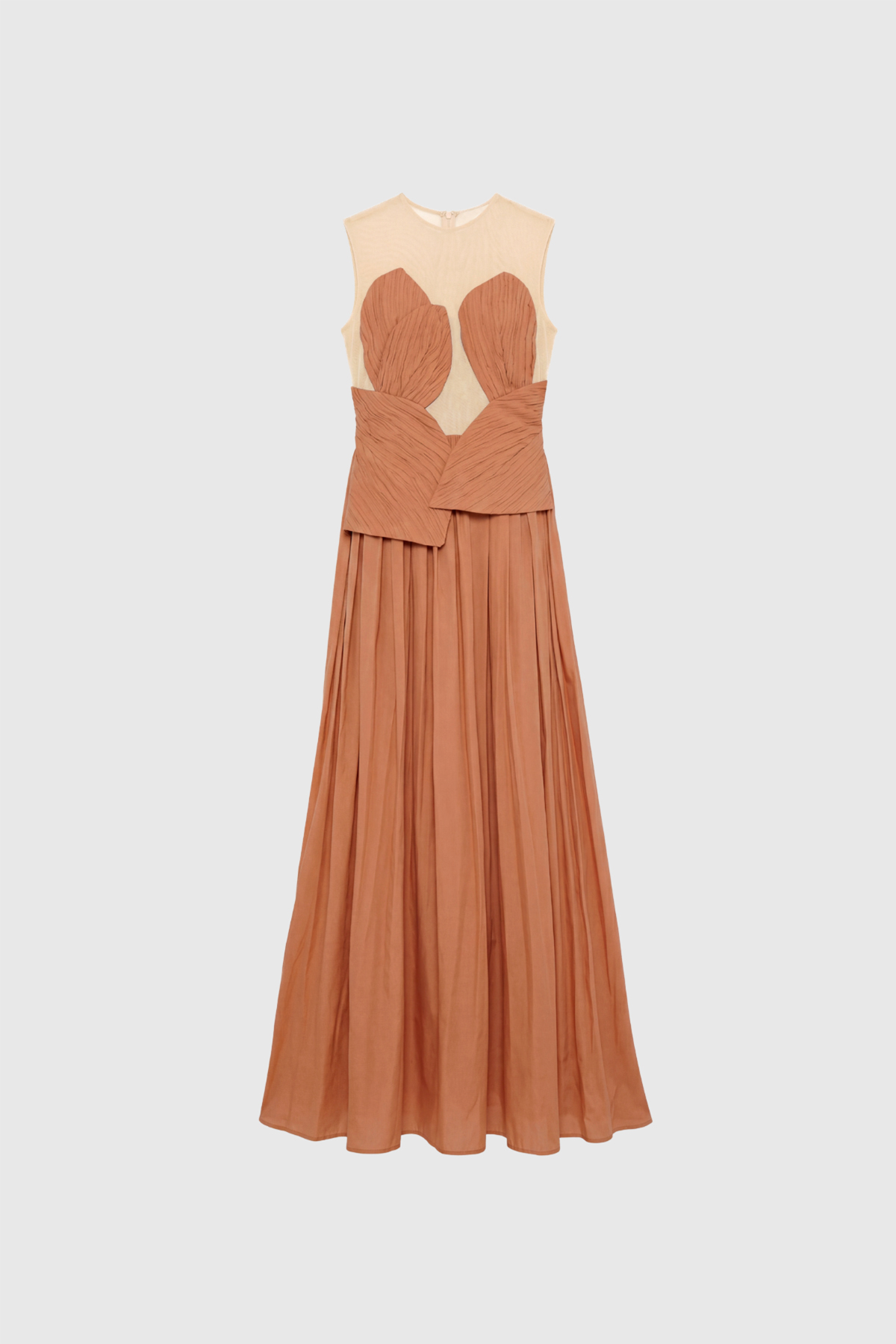 Feride Ruch Flower Mesh Maxi Dress