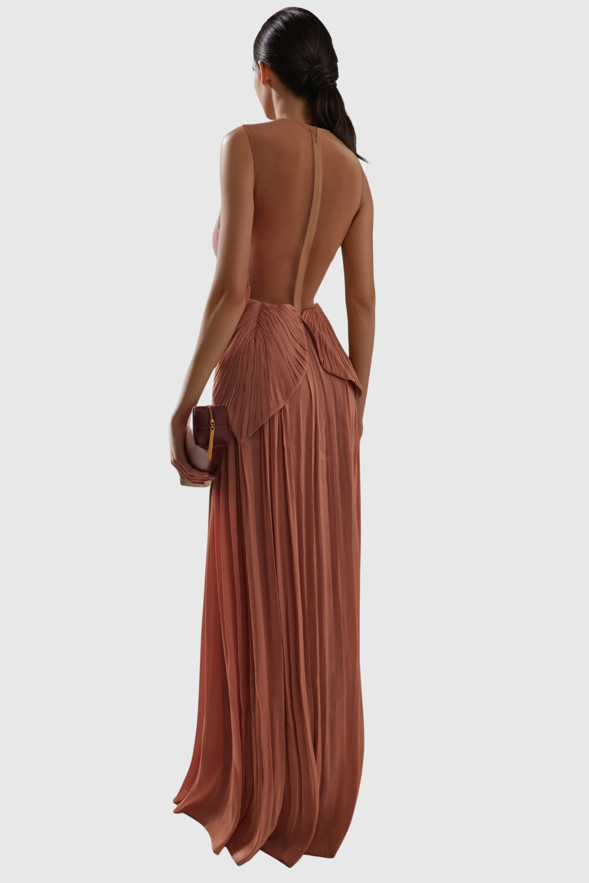 Feride Ruch Flower Mesh Maxi Dress