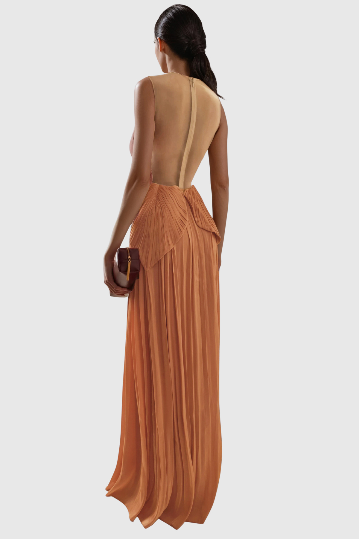 Feride Ruch Flower Mesh Maxi Dress