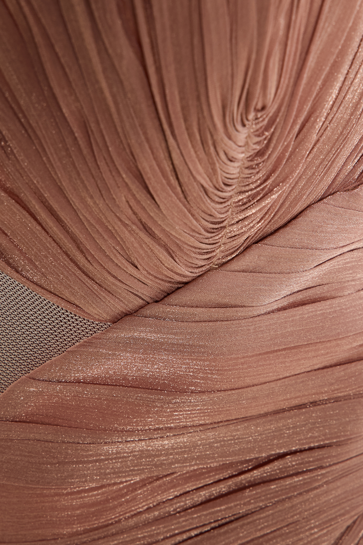 Feride Ruch Flower Mesh Maxi Dress