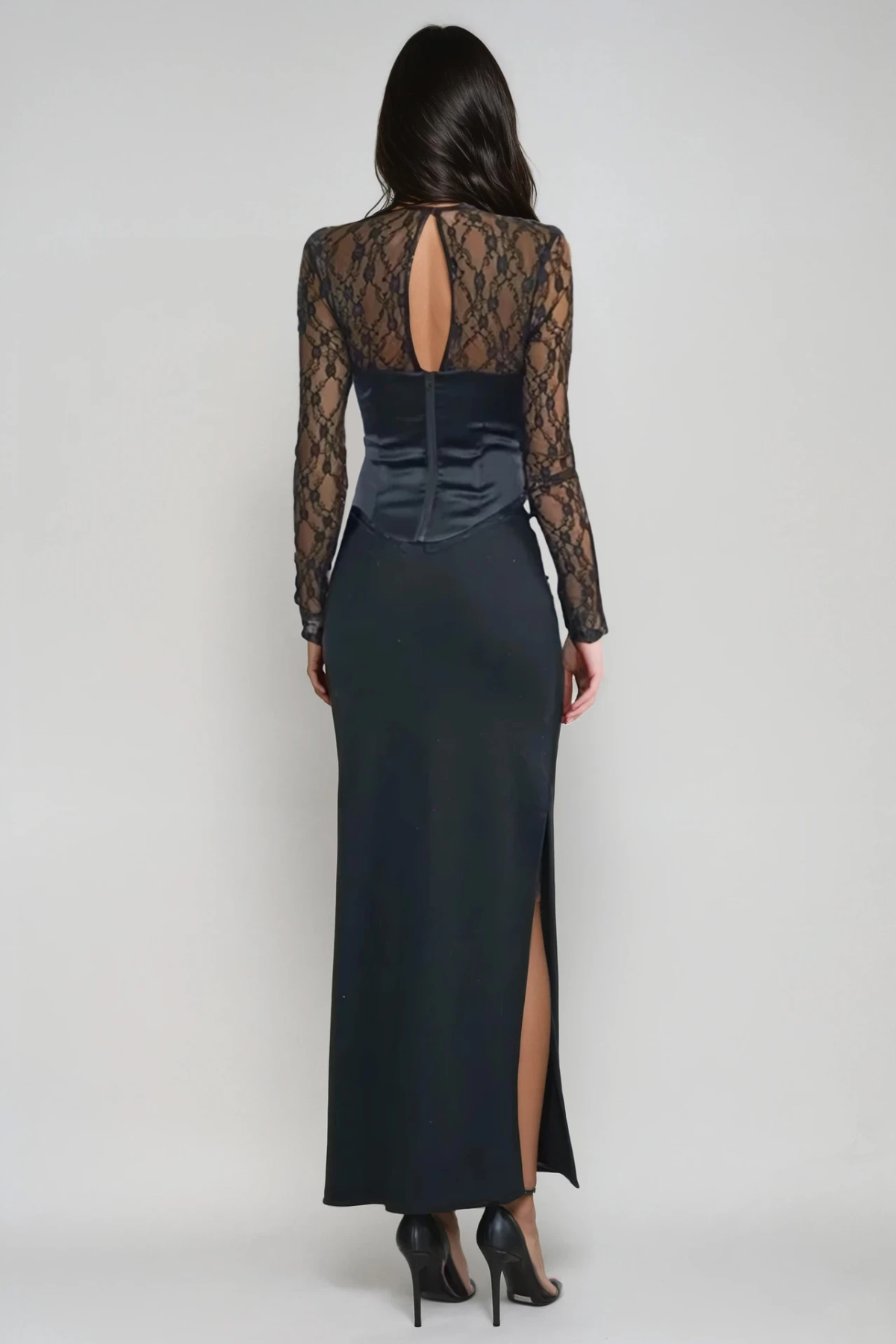 Fernand Asymmetric Cutout Lace Top