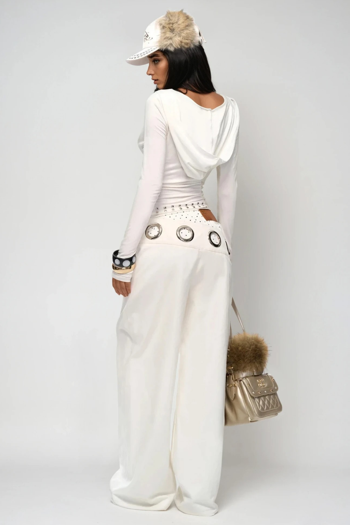 Fernanda Deconstruct Eyelet Dot Pants