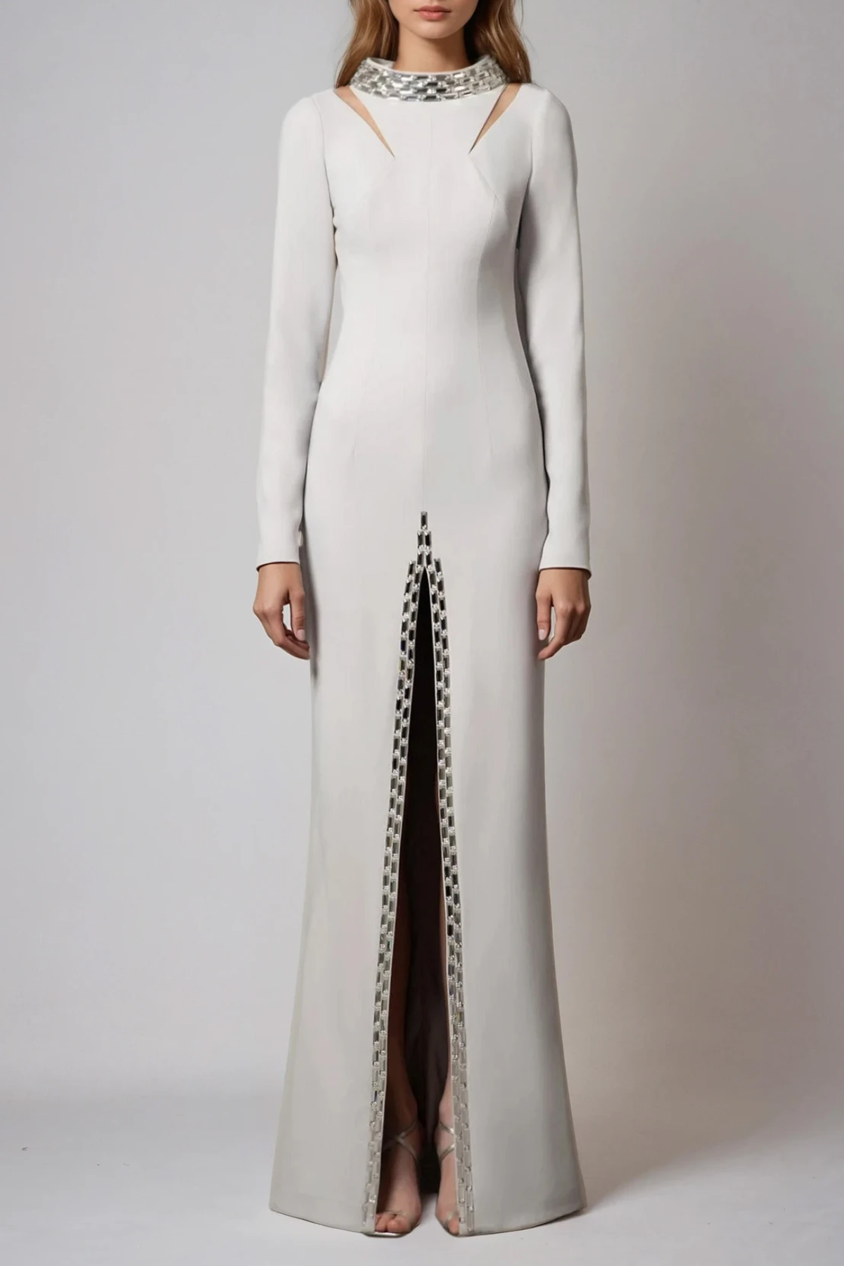 Fernao Embellished Split Maxi Dress