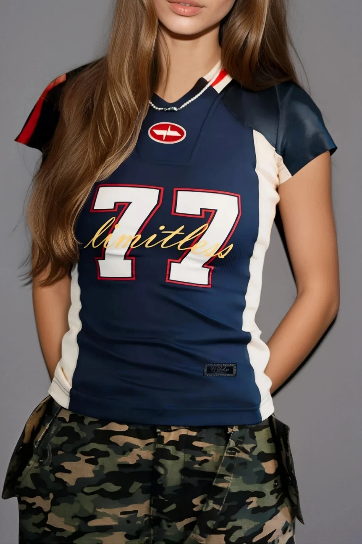 Feroz Print Bodycon Top