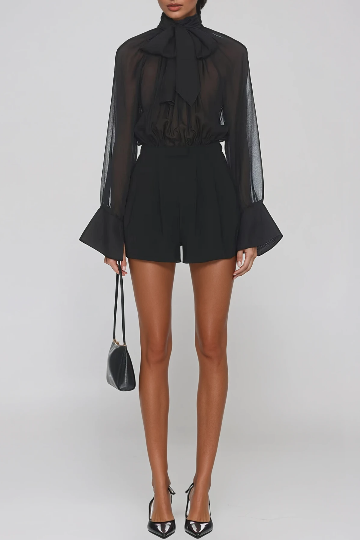 Fiachra Mesh Ruch Pants Set