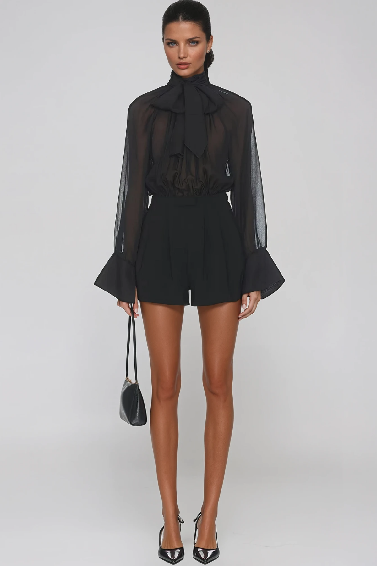 Fiachra Mesh Ruch Pants Set