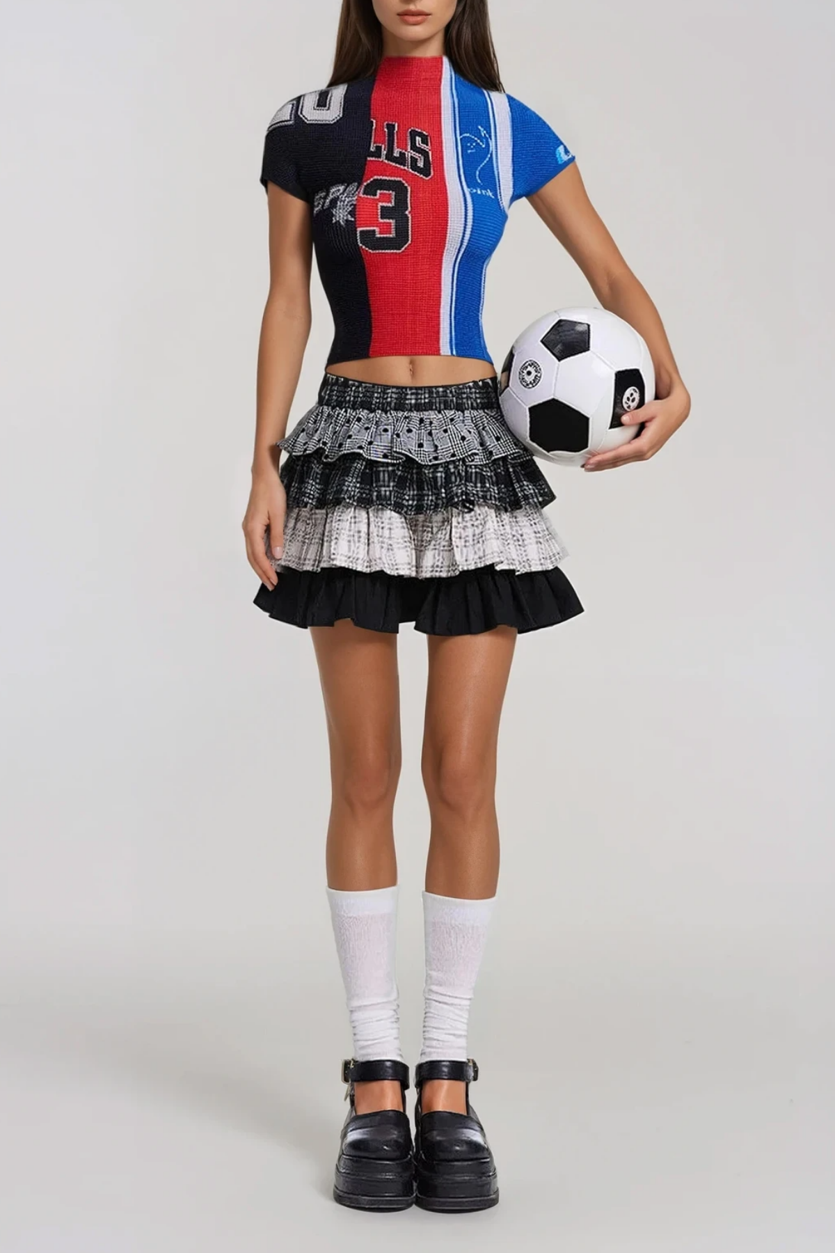 Fidda Print Bodycon Top