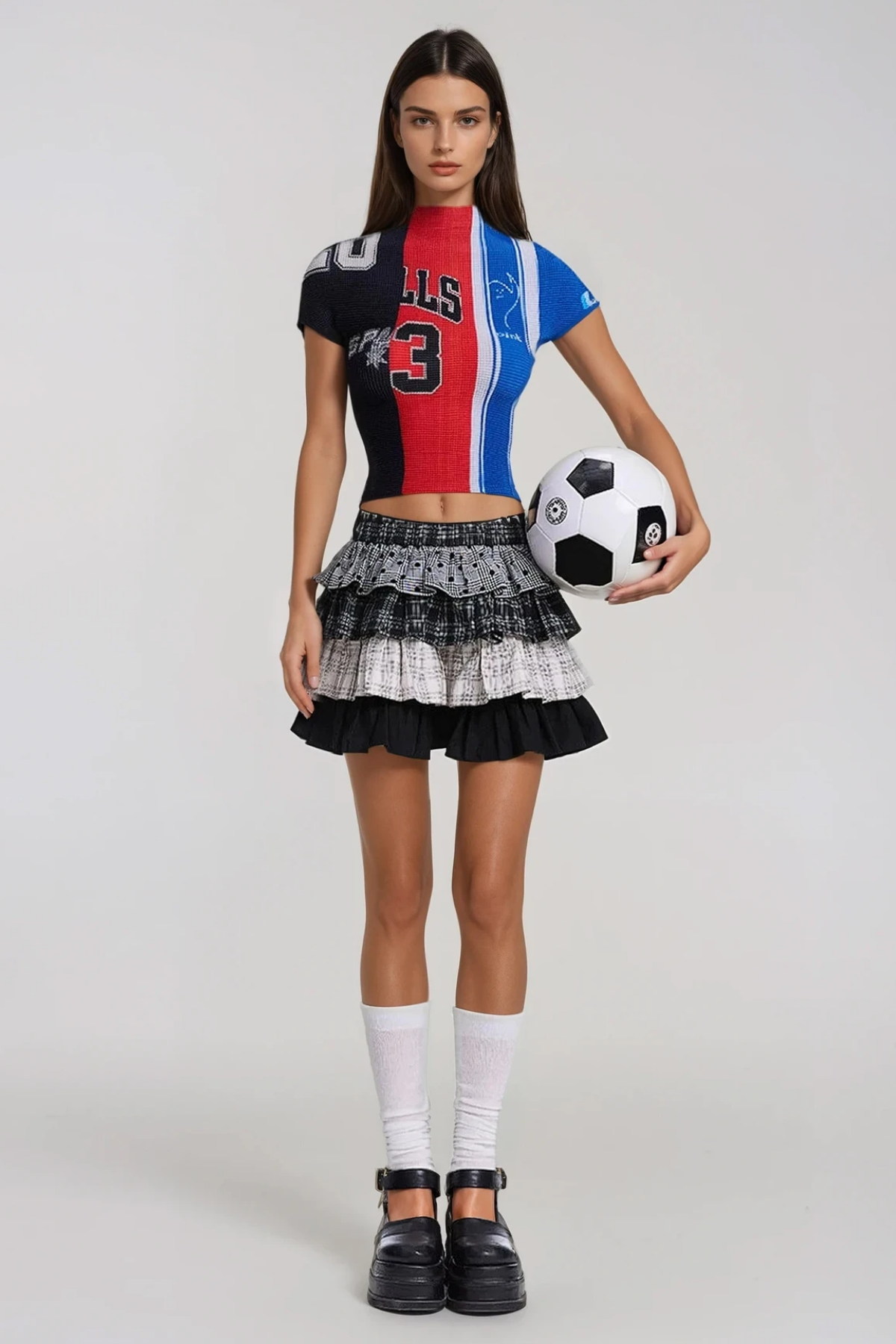 Fidda Print Bodycon Top