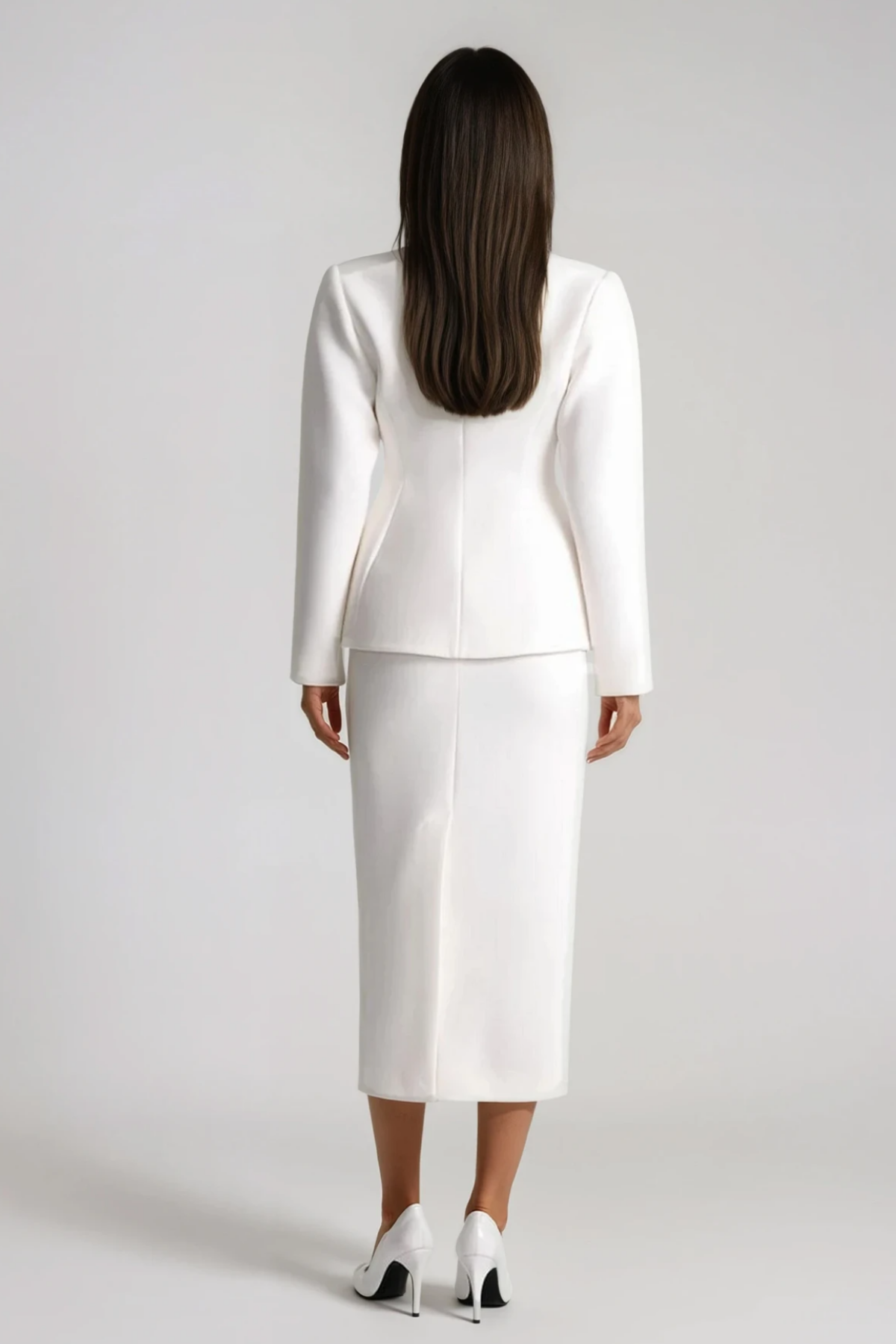 Fidela Button Skirt Set