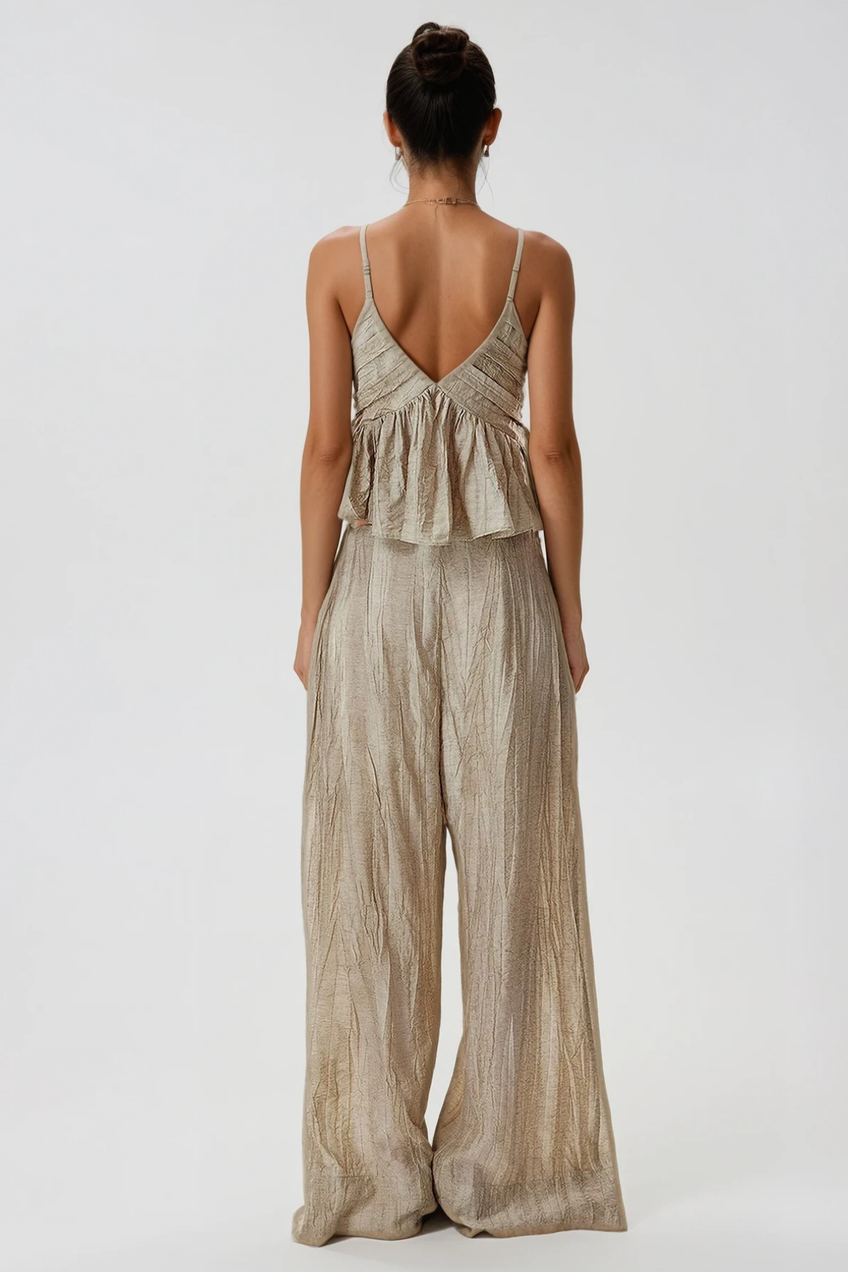 Fido Spaghetti Ruffle Pants Set