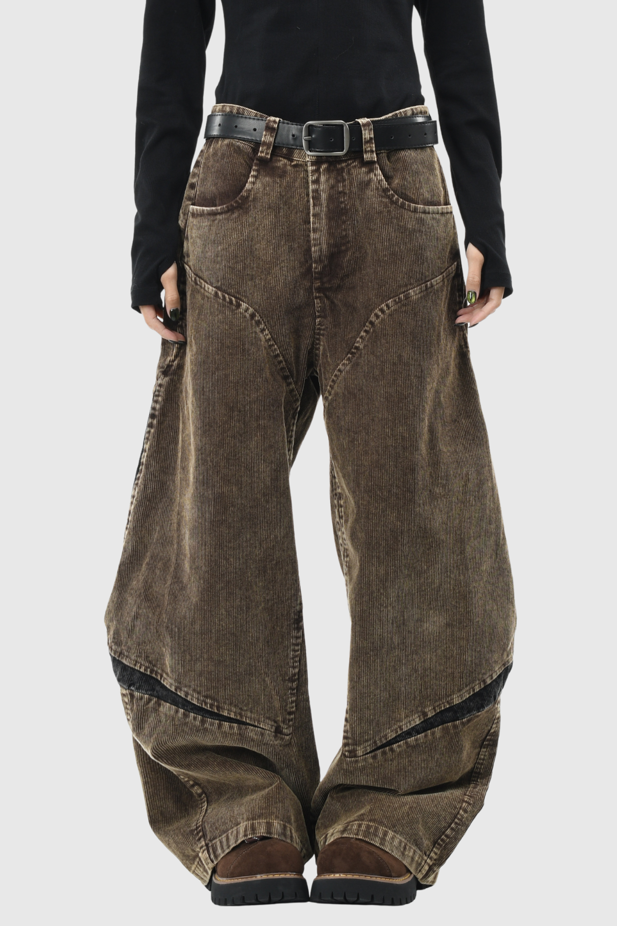 Fikret Corduroy Baggy Pants