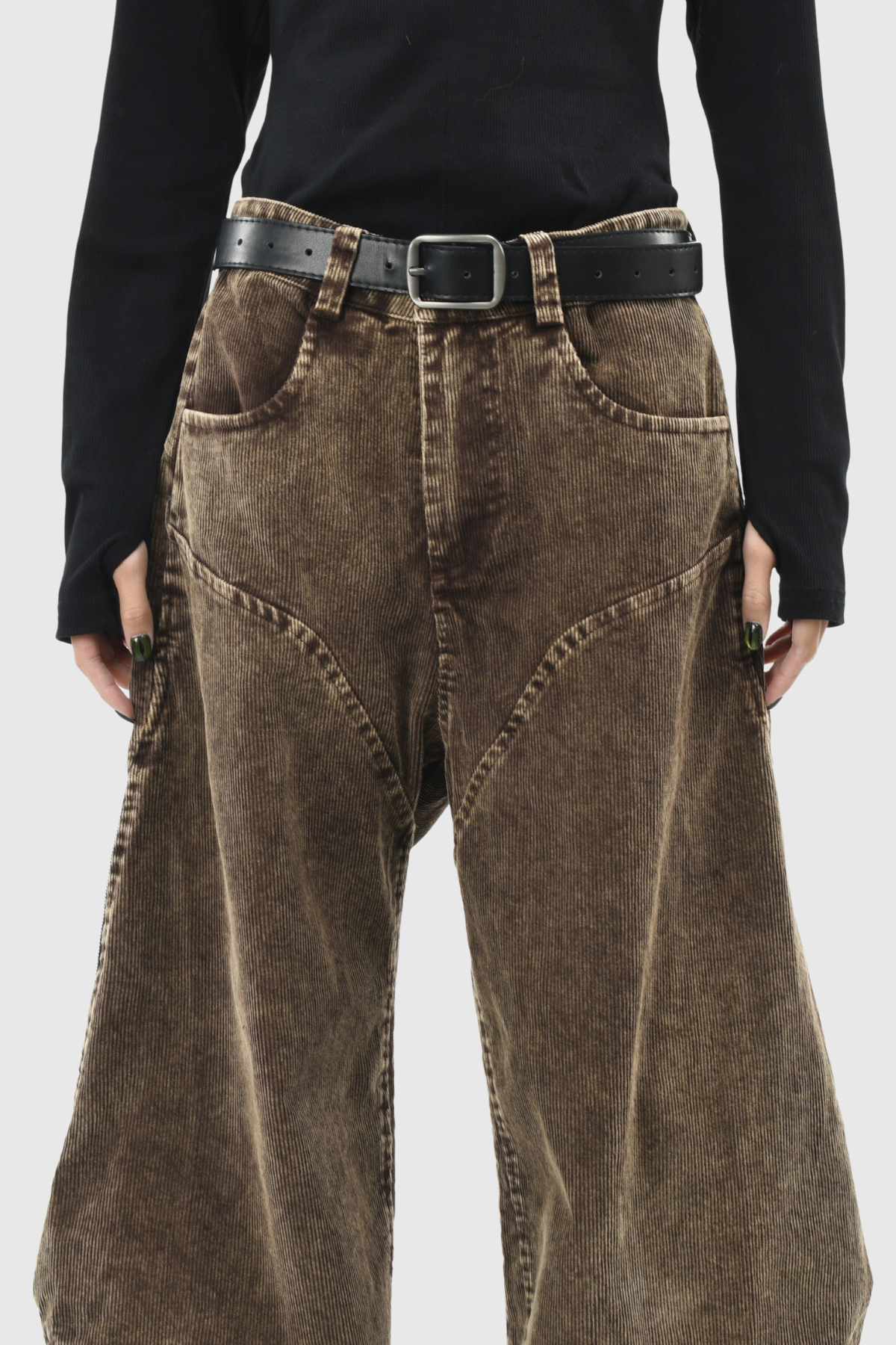 Fikret Corduroy Baggy Pants