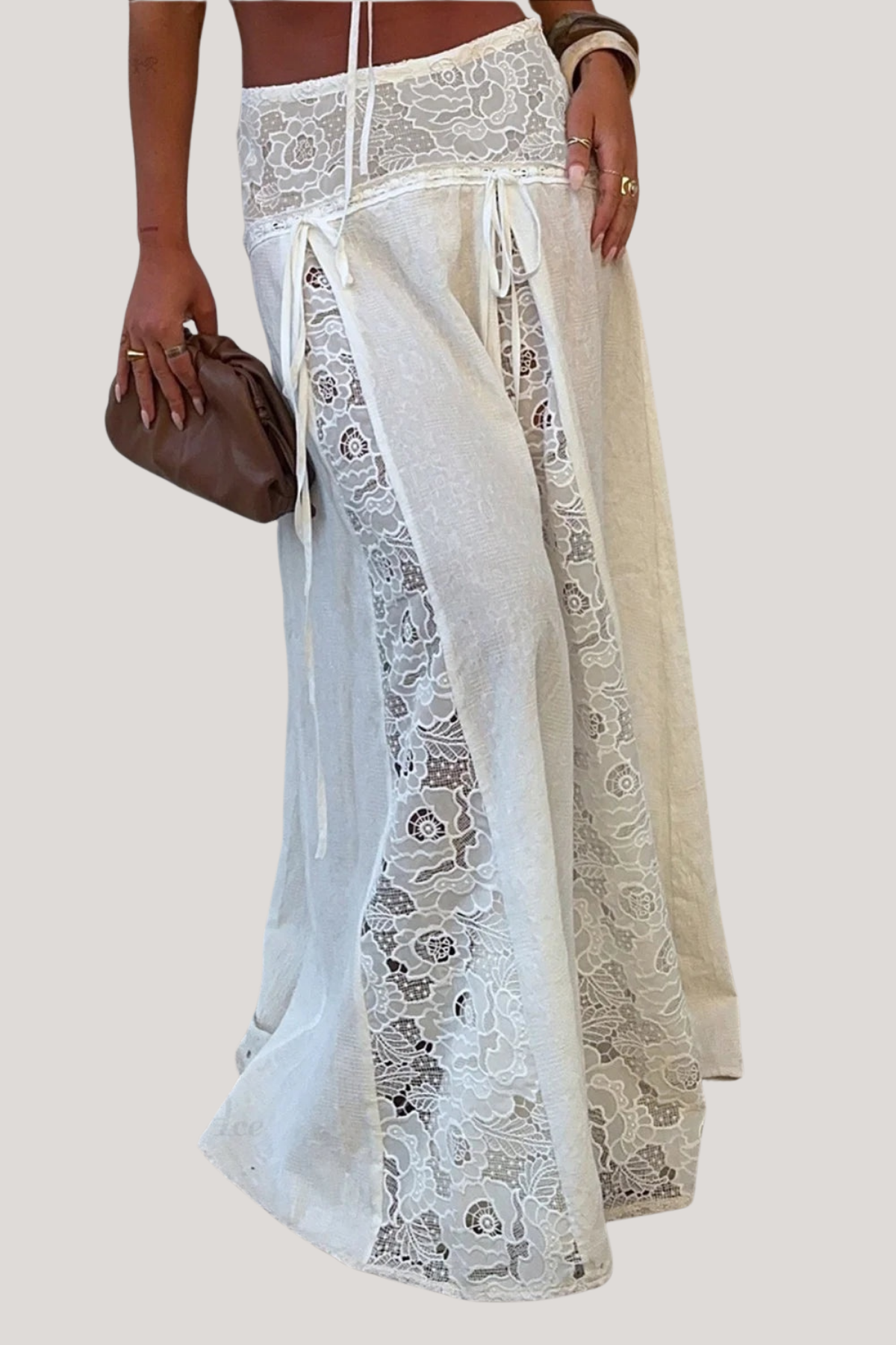 Filat Lace Maxi Skirt