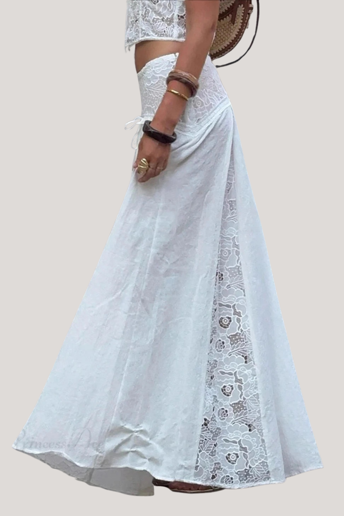 Filat Lace Maxi Skirt