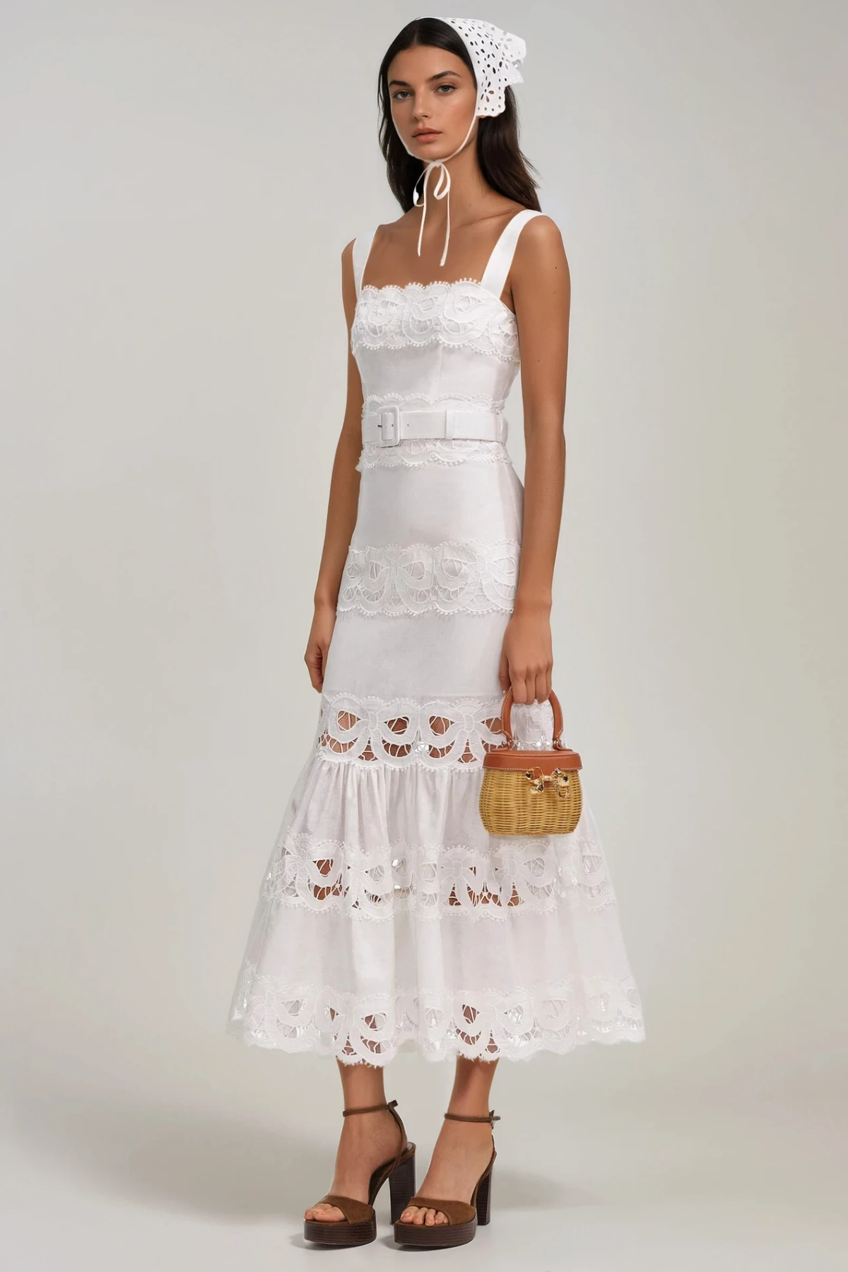 Filiberto Sleeveless Cutout Mermaid Maxi Dress