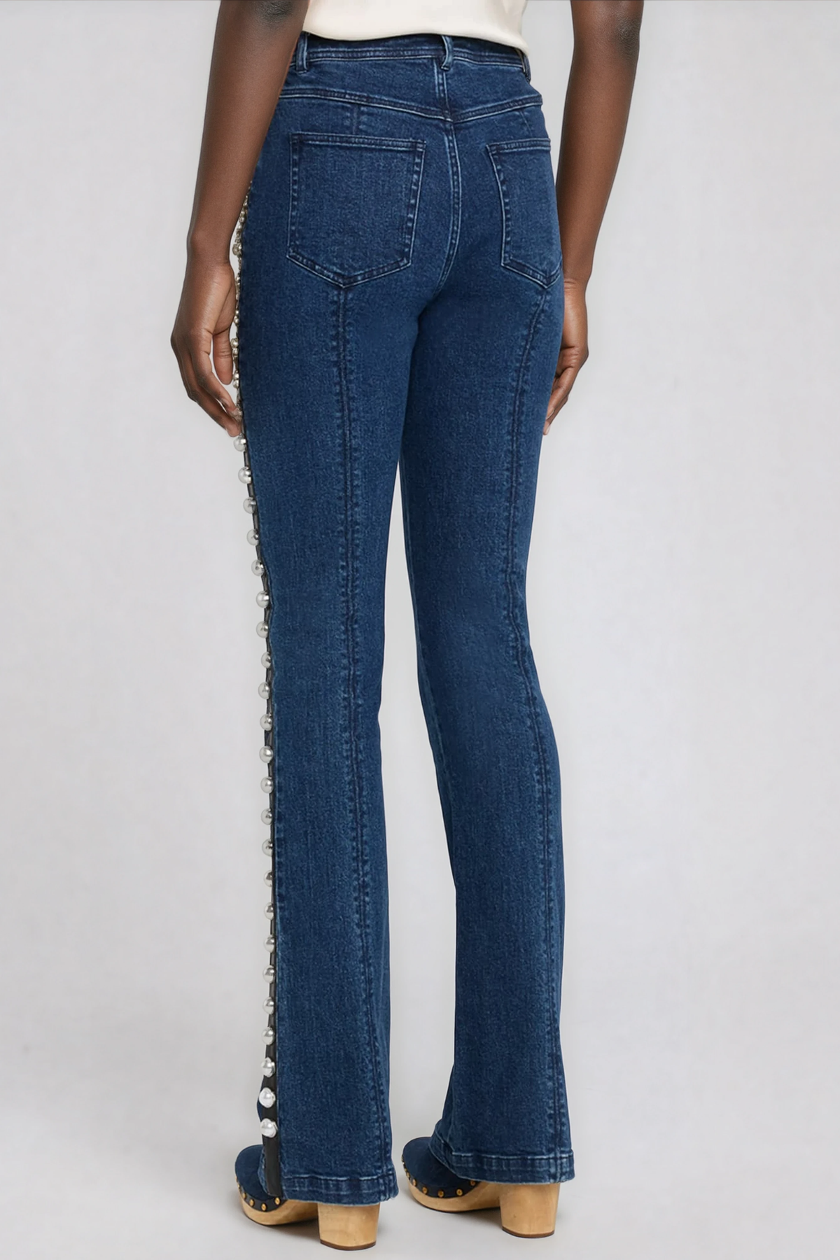 Filippos Pearl Denim Pants Set