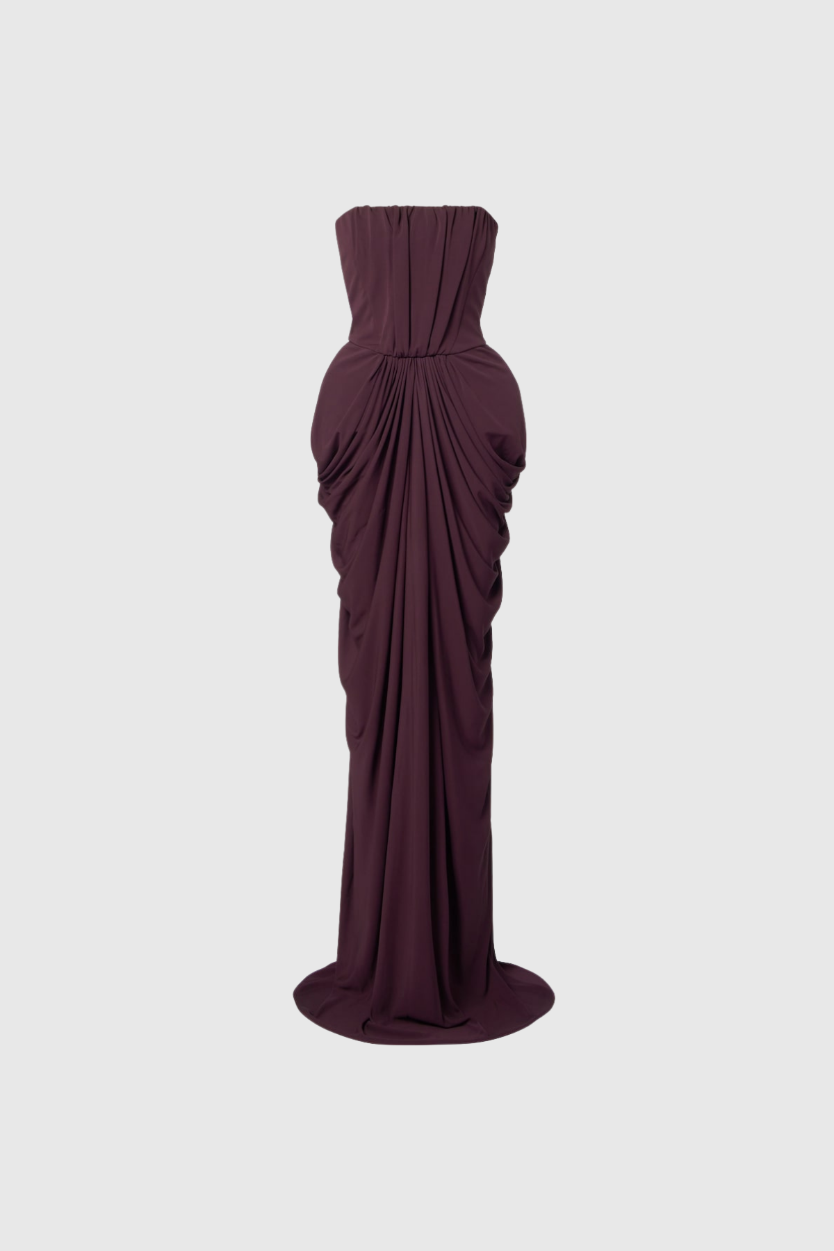 Fina Strapless Draped Maxi Dress