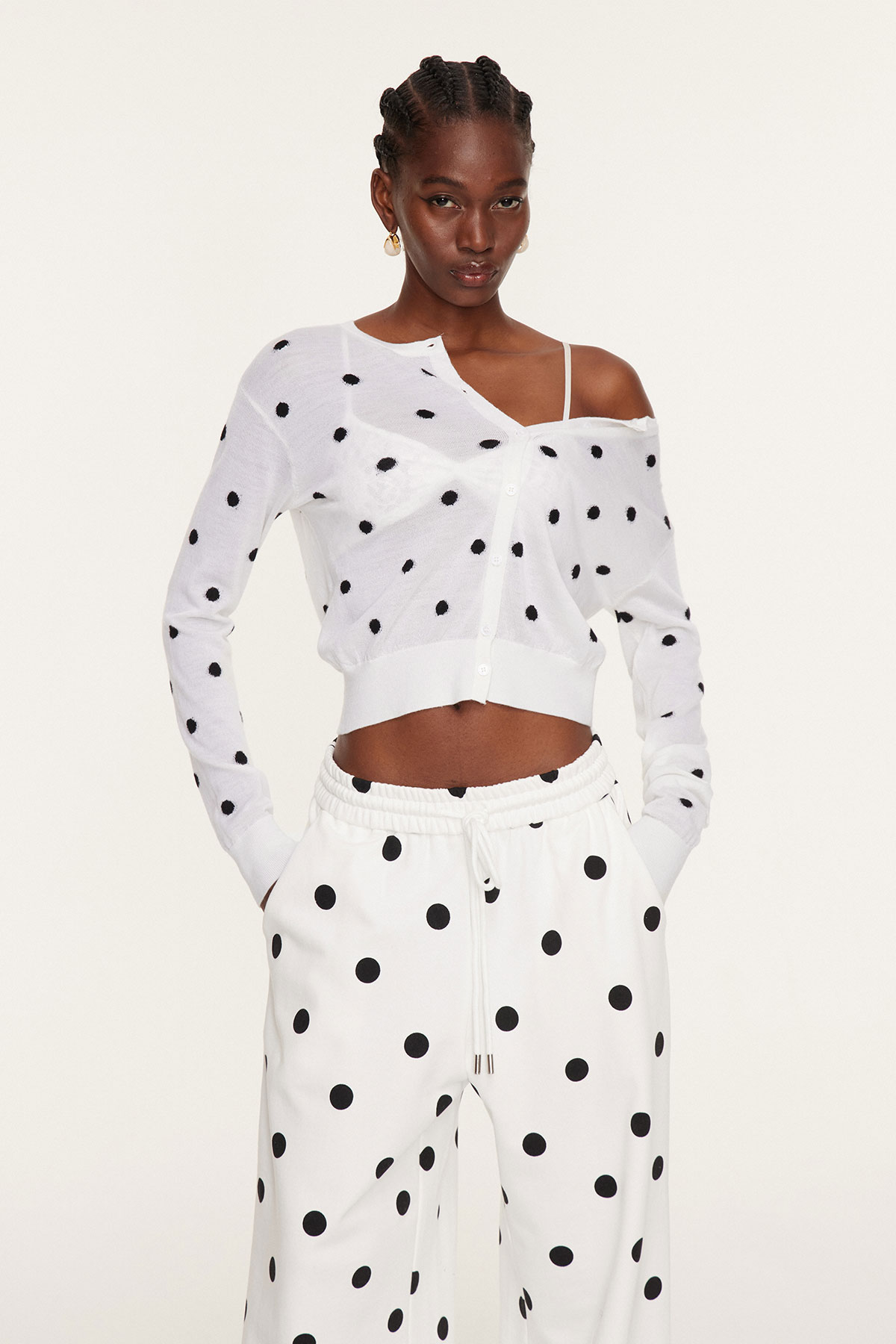 Findlaech Dot Knit Top