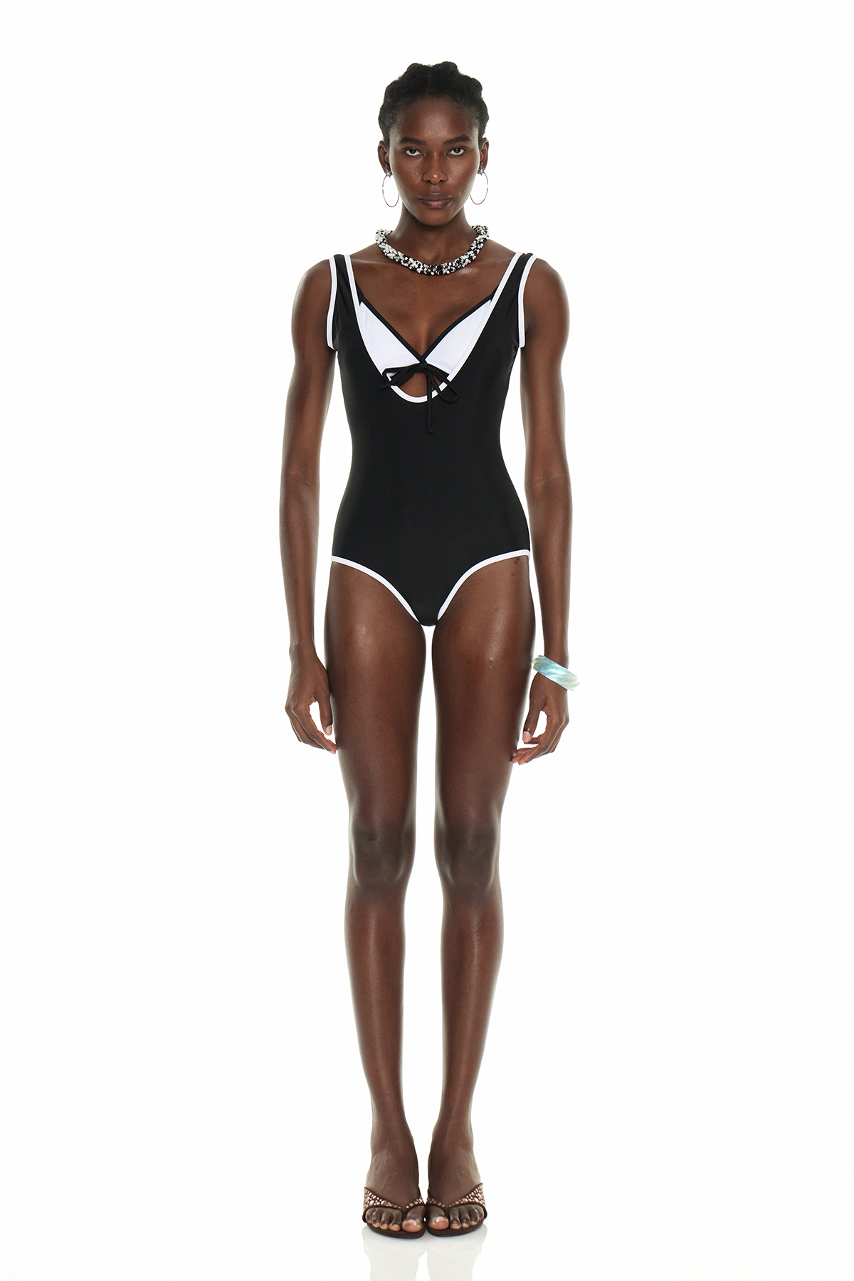 Finees Two Piece Swimsuit In Black